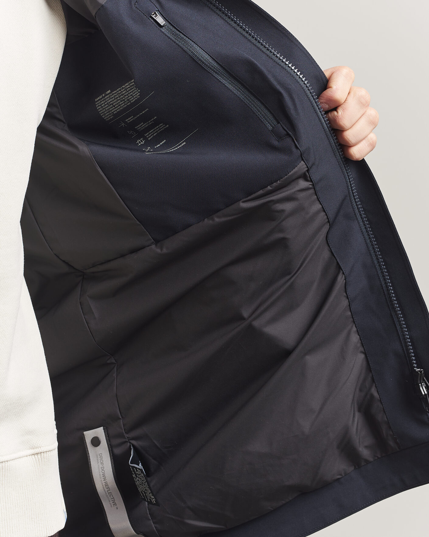 Herre | Jakker | Scandinavian Edition | Range III Mid Lenght Waterproof Coat Midnight Blue