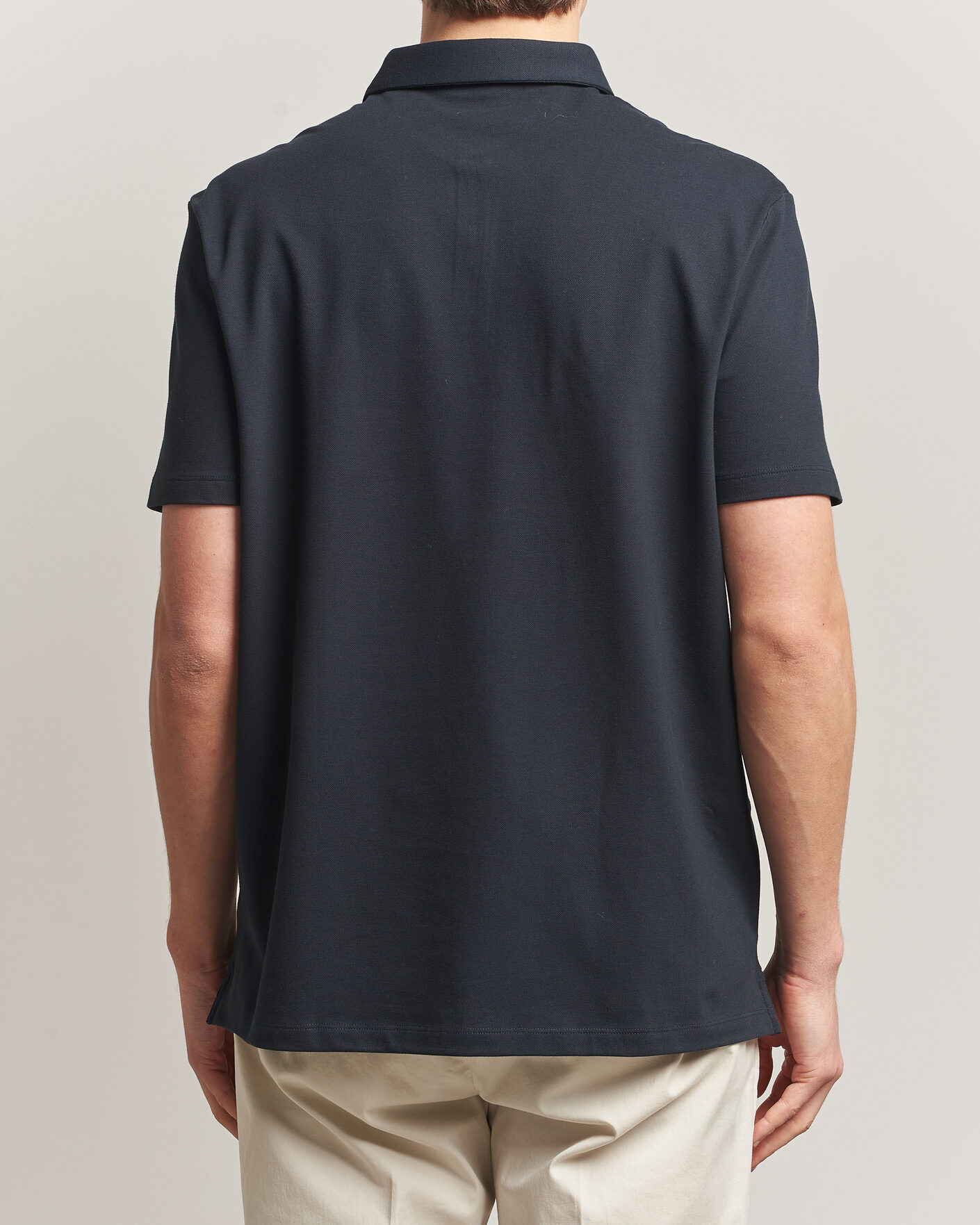 Herre | Pikéer | Charles Tyrwhitt | Smart Stretch Pique Polo Black