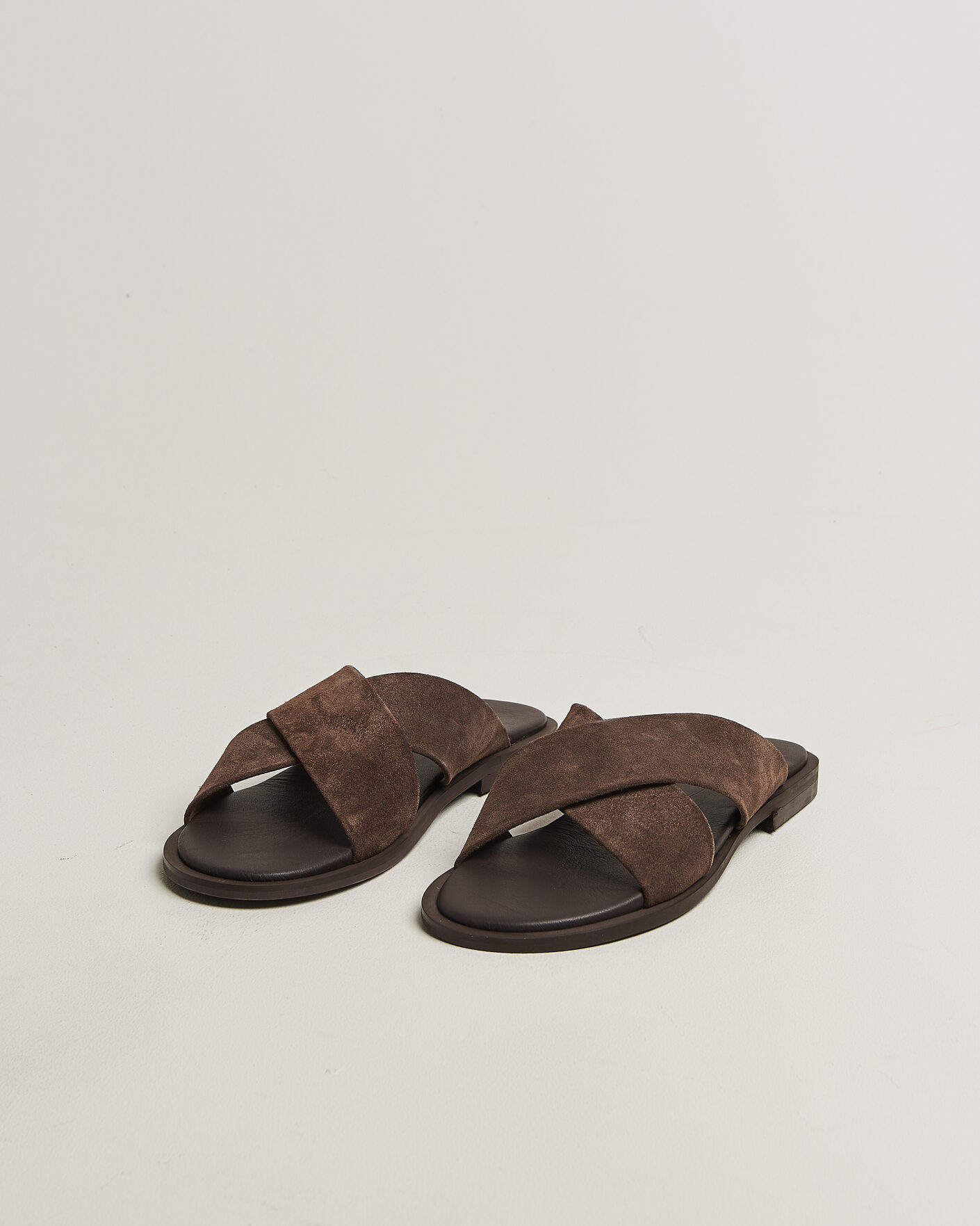 Herre | Sandaler og tøfler | Thera's | Classic Sandals Dark Brown Suede