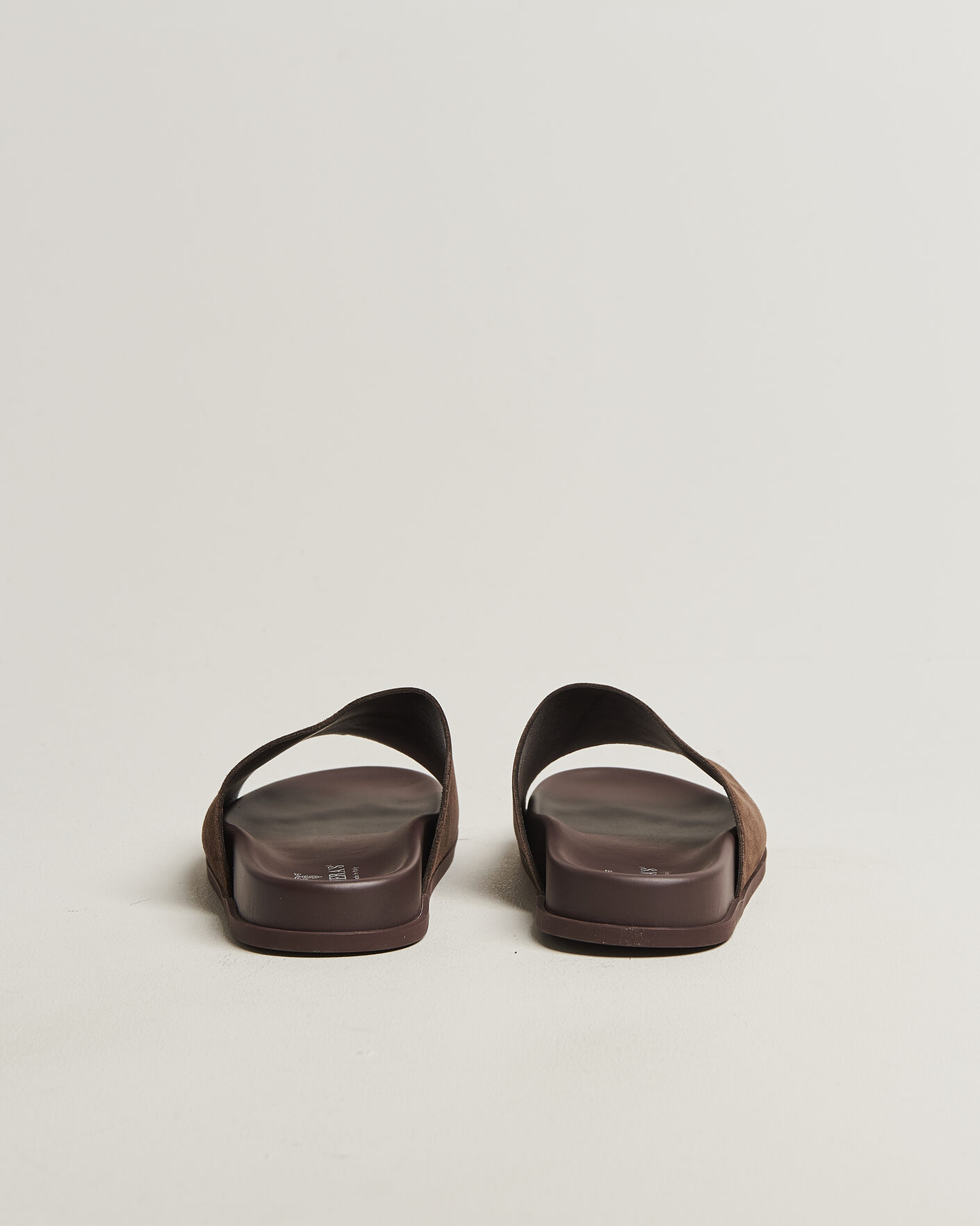 Herre | Sandaler og tøfler | Thera's | Classic Slide Sandals Dark Brown Suede