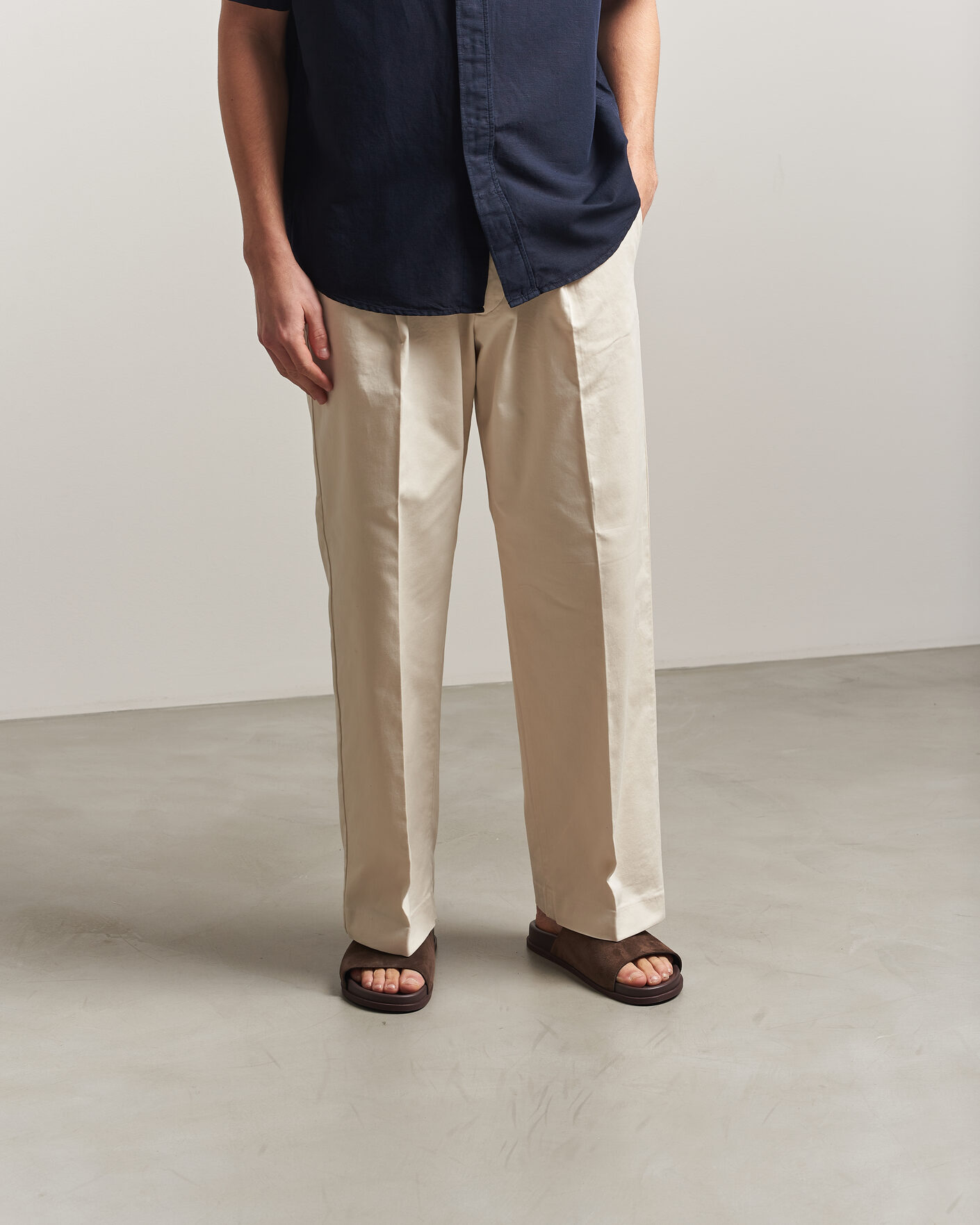 Herre | Sandaler og tøfler | Thera's | Classic Slide Sandals Dark Brown Suede