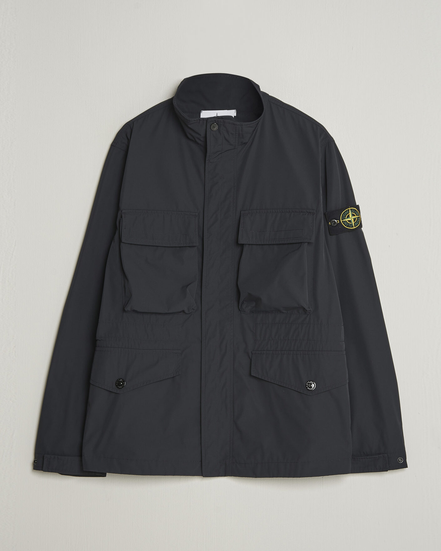 Herre | Jakker | Stone Island | Micro Twill Field Jacket Black