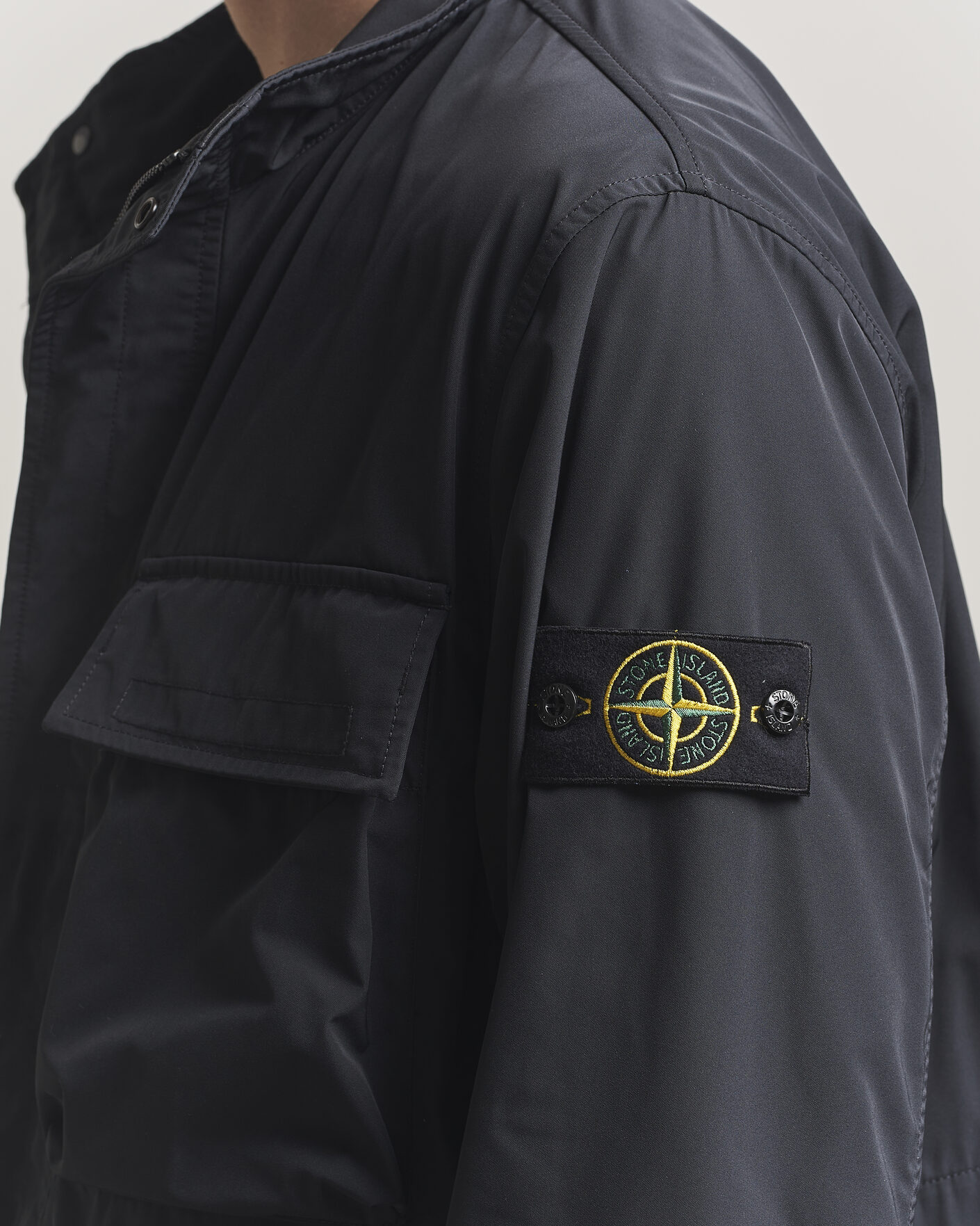 Herre | Jakker | Stone Island | Micro Twill Field Jacket Black