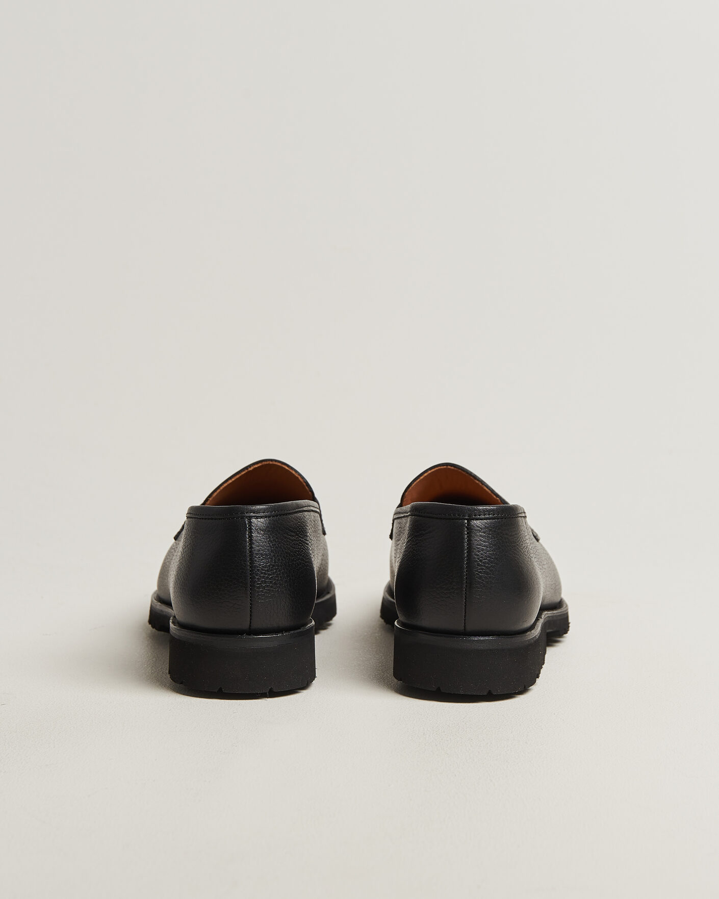 Herre | Loafers | Myrqvist | Stenhammar II Vibram Loafer Black Grained Calf