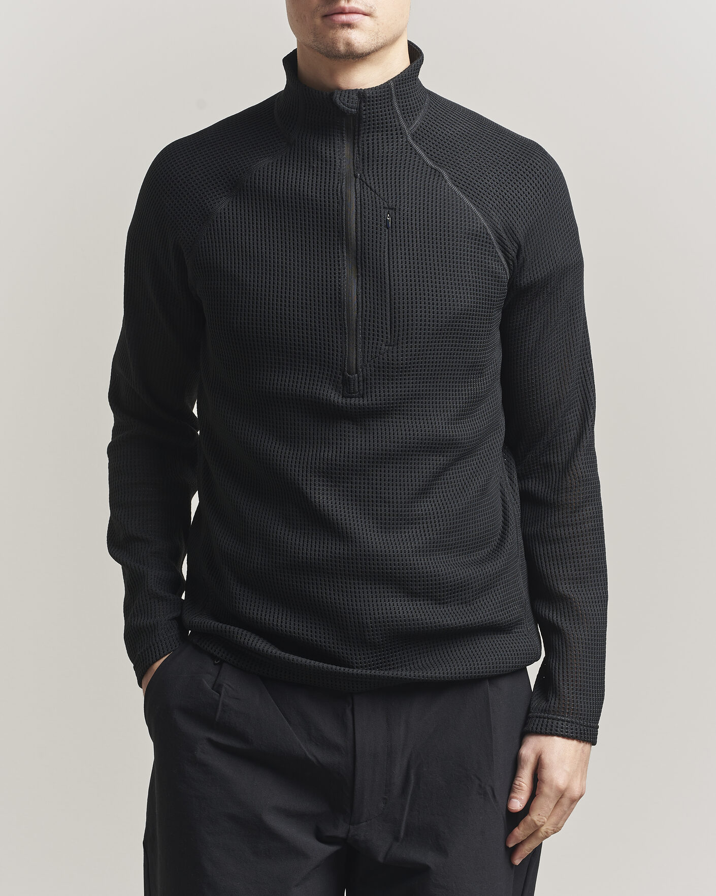 Herre | Gensere | Houdini | Pace Flow Half Zip True Black