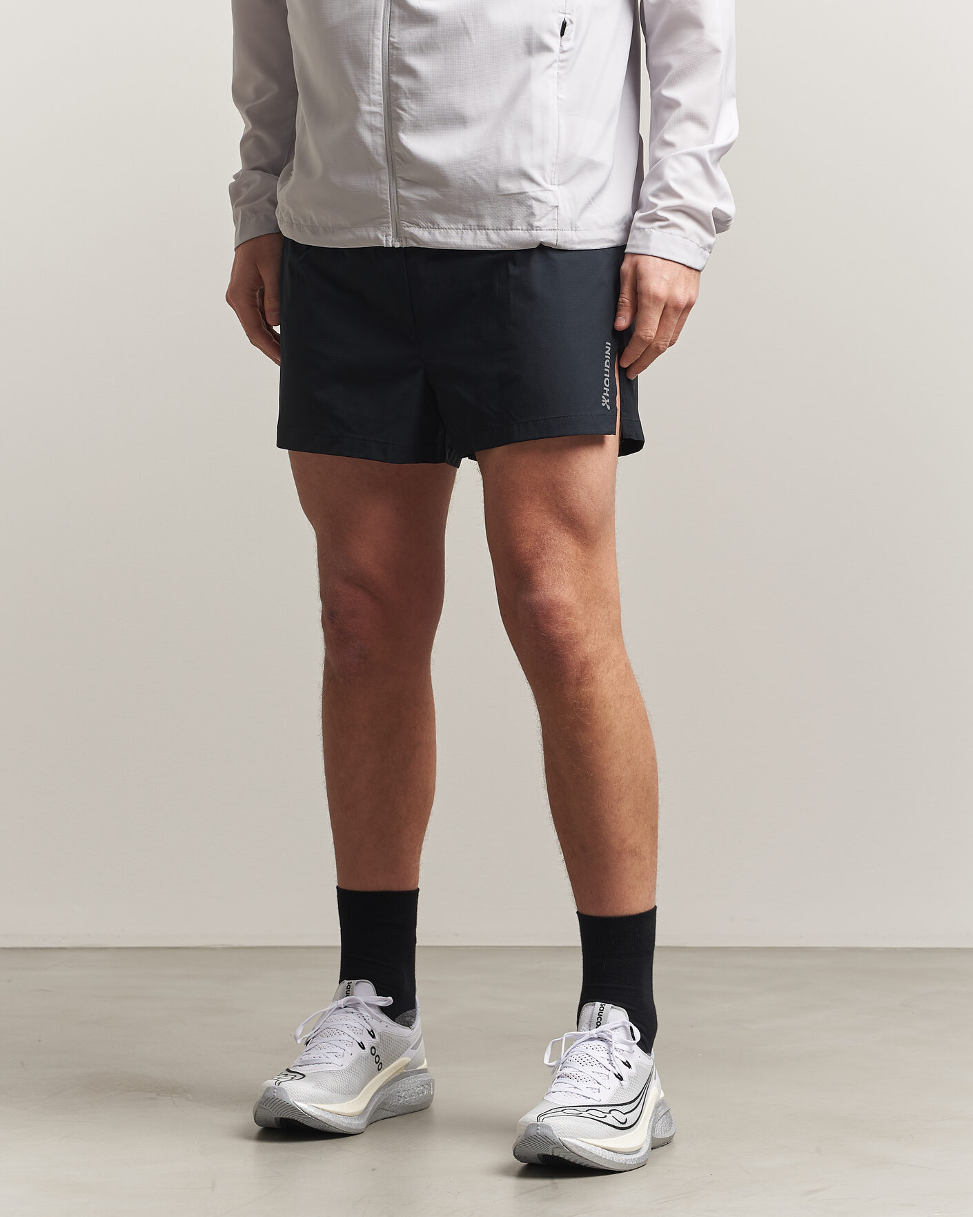 Herre | Shorts | Houdini | Pace Split Shorts True Black