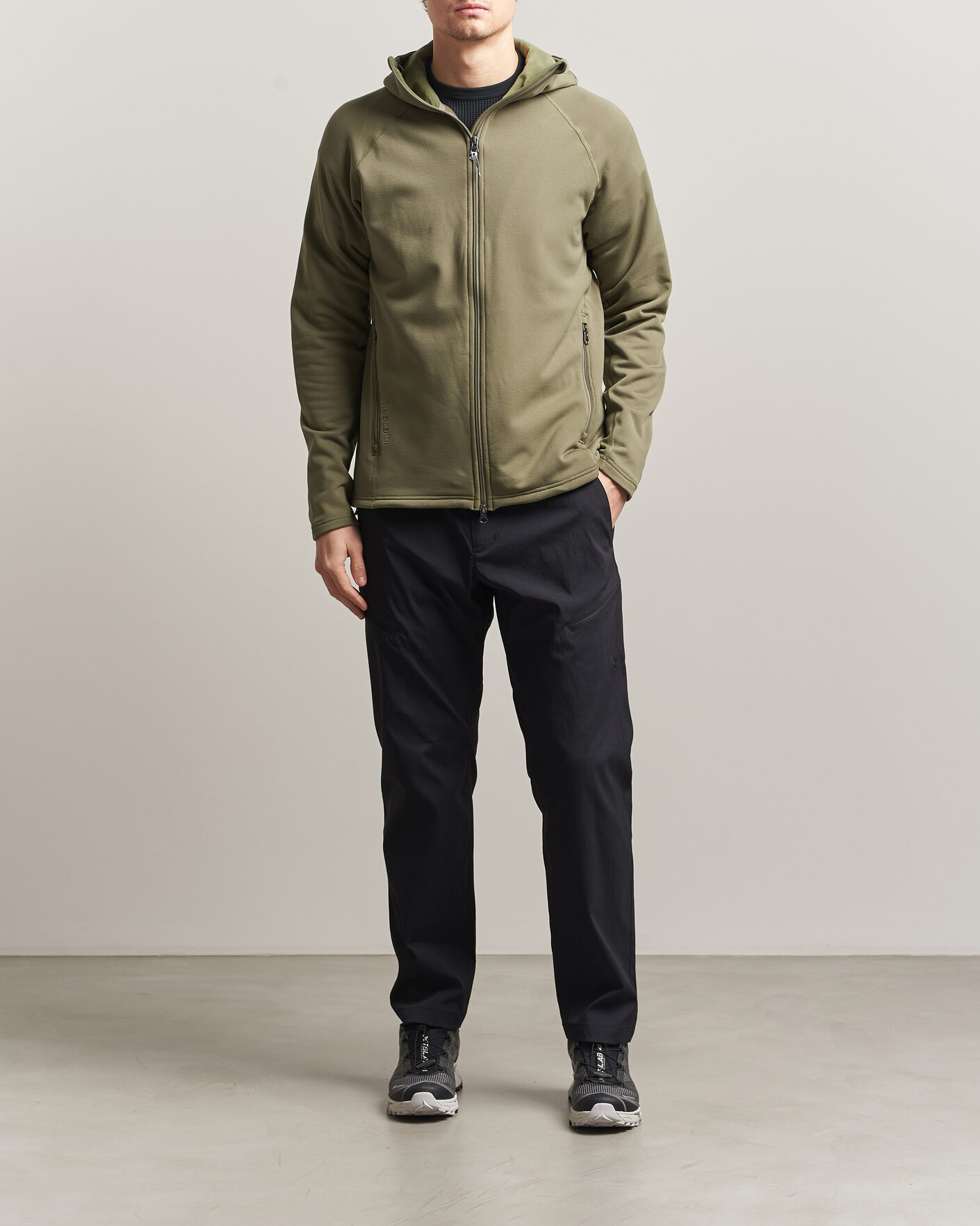 Herre | Gensere | Houdini | Power Up Houdi Sage Green