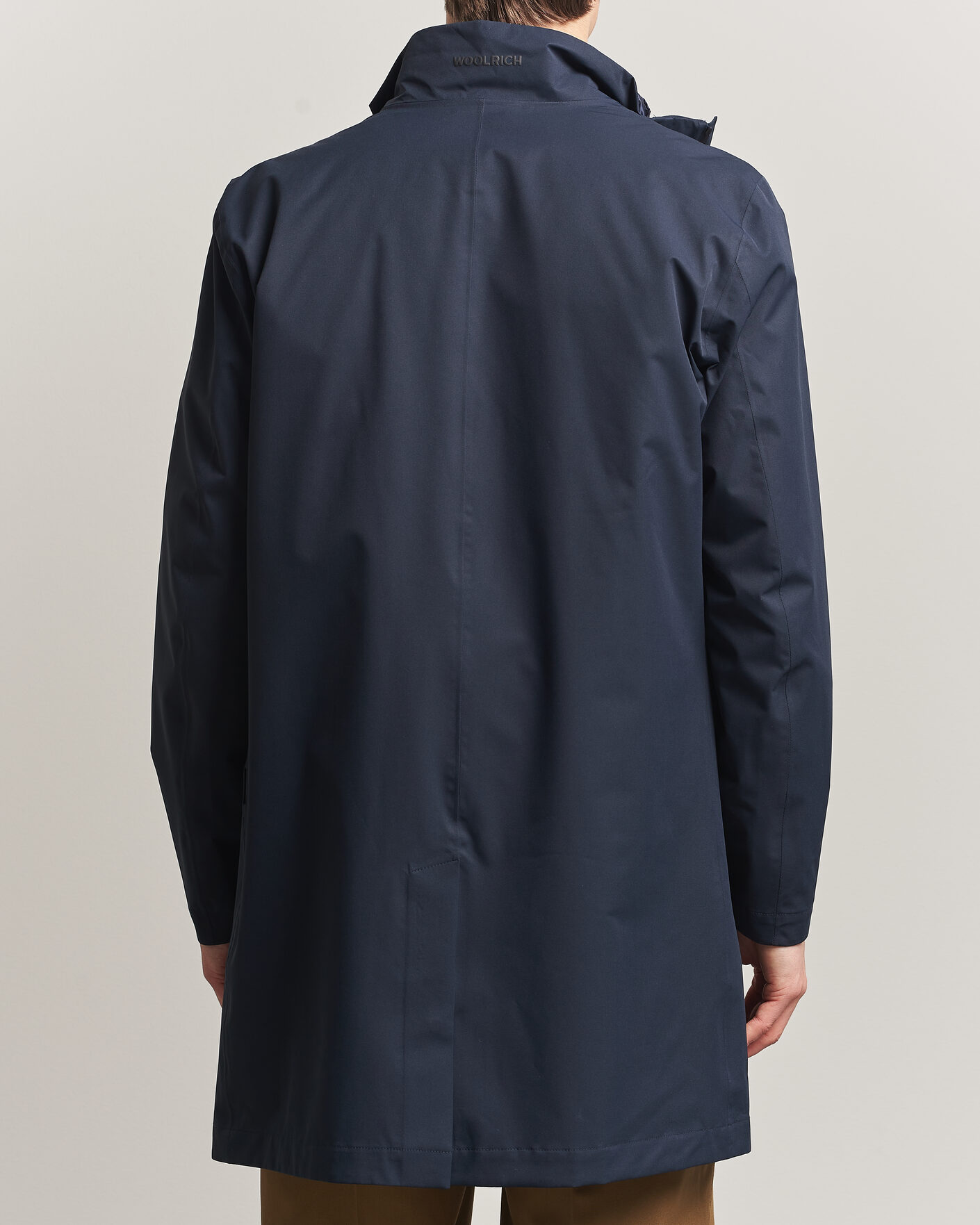 Herre | Jakker | Woolrich | Two Layer 2 in 1 Carcoat Melton Blue