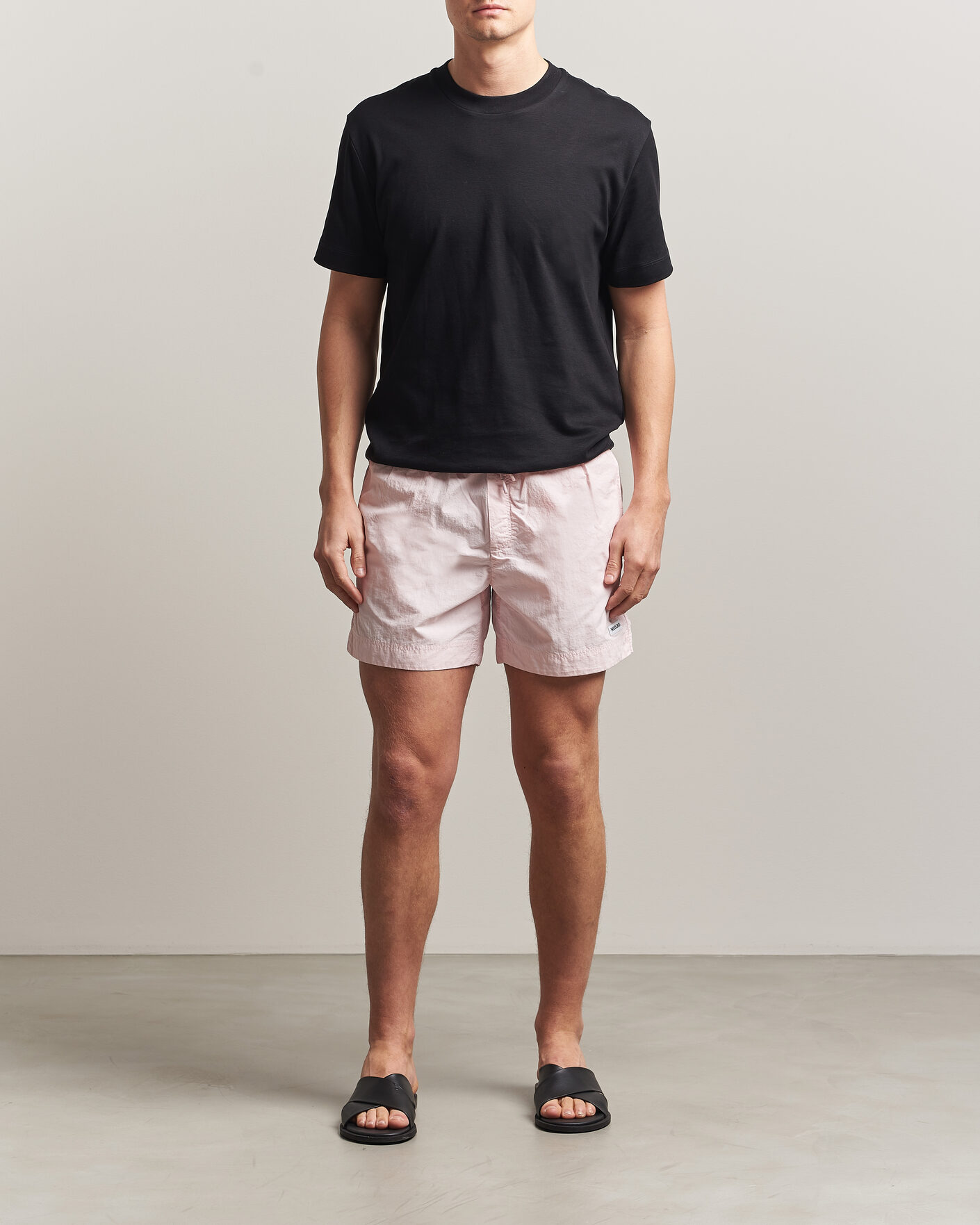 Herre | Badeshorts | Woolrich | Solid Garment Dyed Swimshorts Pale Lilac