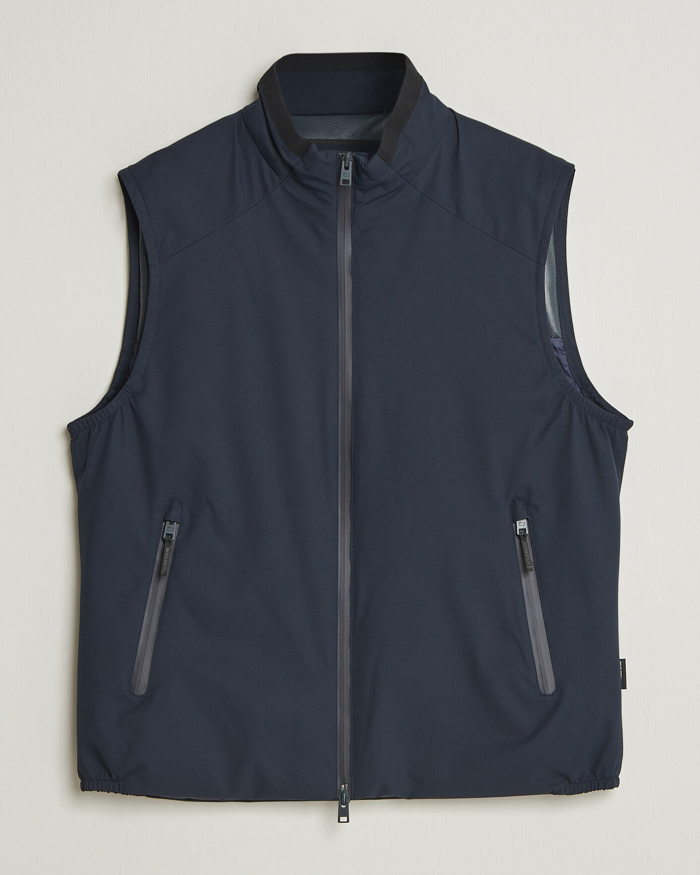 Herre | Vester | Woolrich | Two Layer Sailing Vest Melton Blue