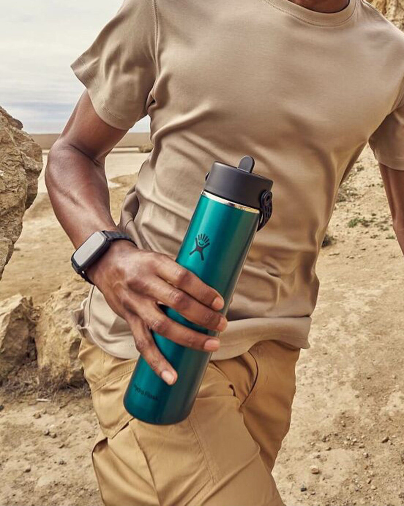 Herre | Outdoor living | Hydro Flask | Lightweight Flex Straw 24oz Bottle Emerald Green