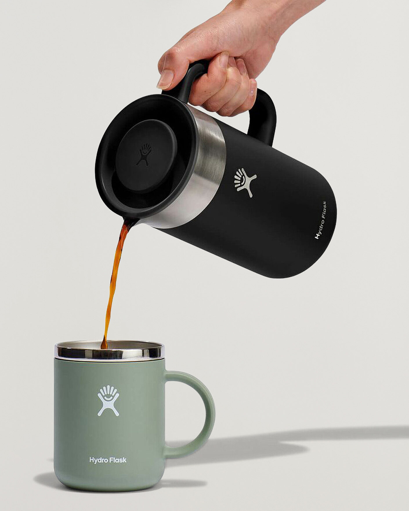 Herre | Outdoor living | Hydro Flask | Insulated French Press Coffee Maker Black