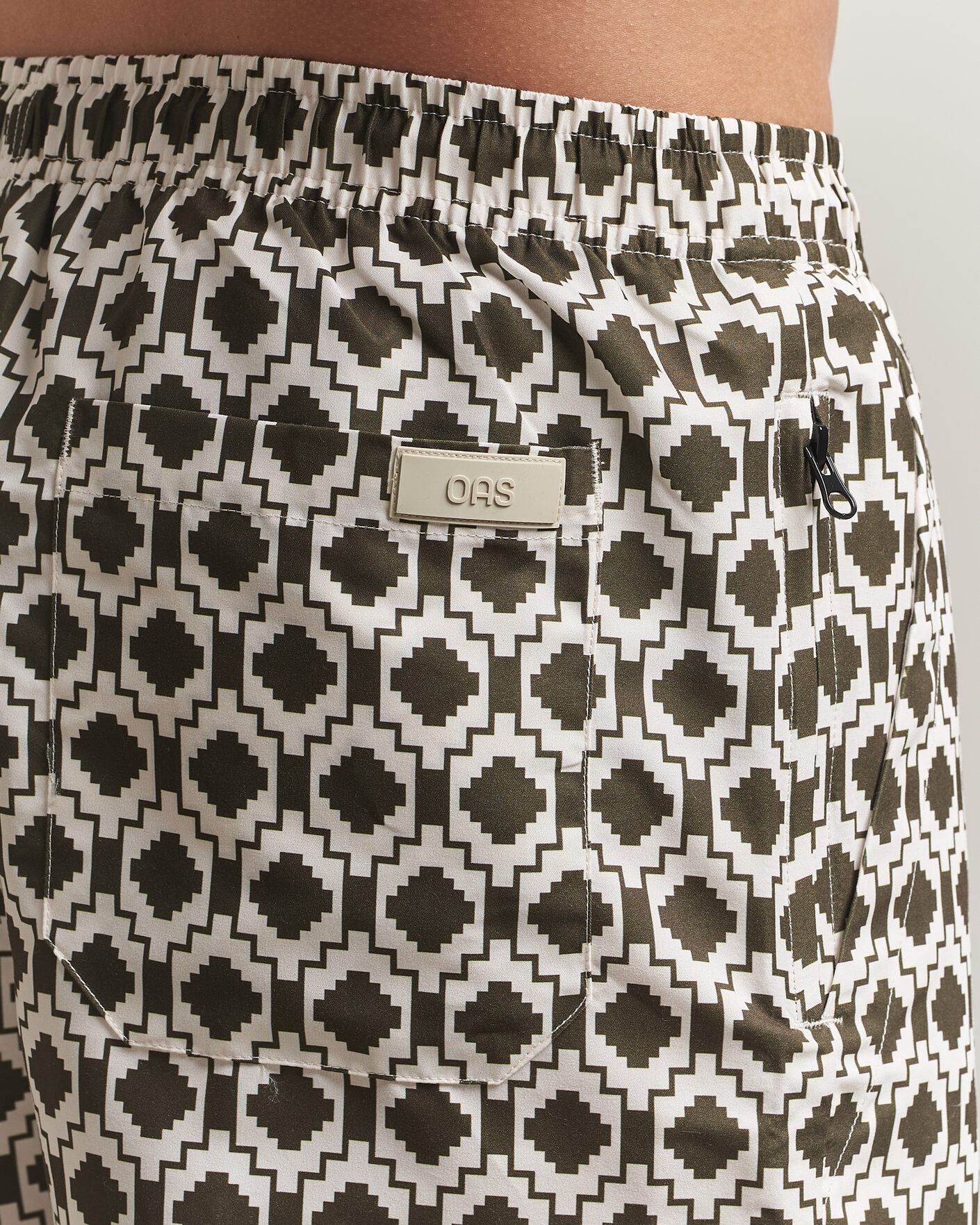 Herre | Badeshorts | OAS | Printed Swimshorts Pine Mitu