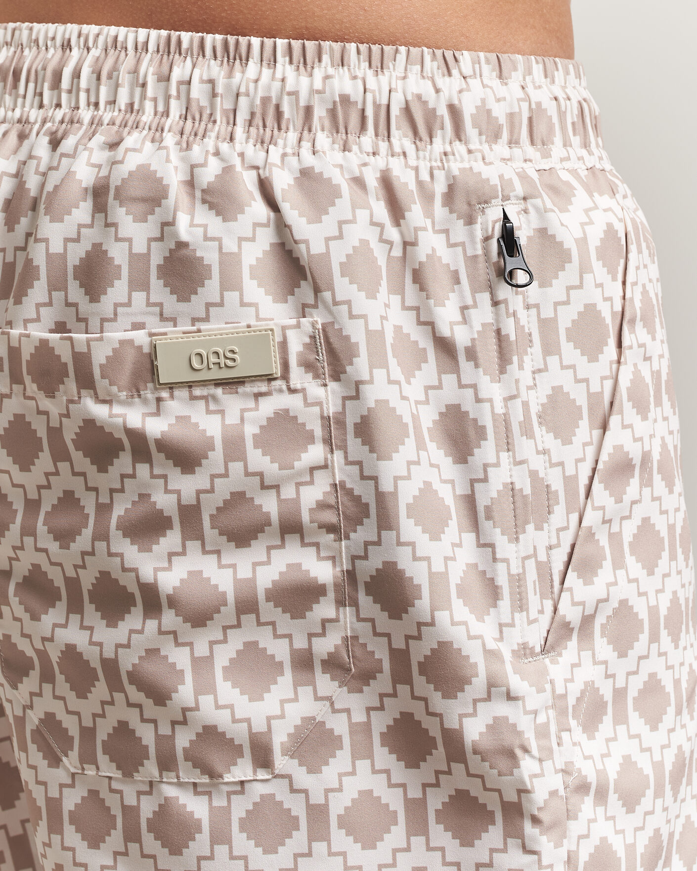 Herre | Badeshorts | OAS | Printed Swimshorts Dune Mitu