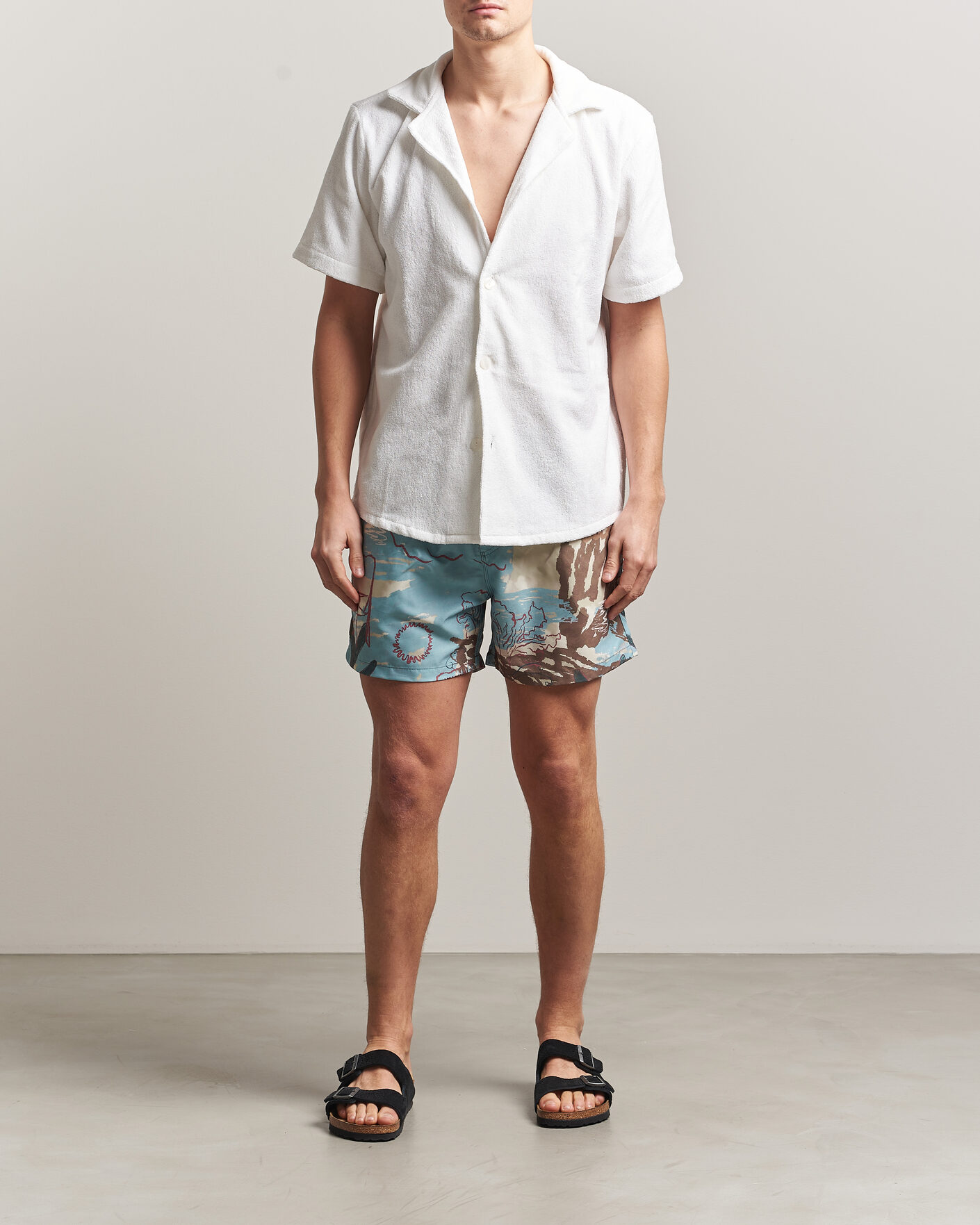 Herre | Badeshorts | OAS | Printed Swimshorts Montara