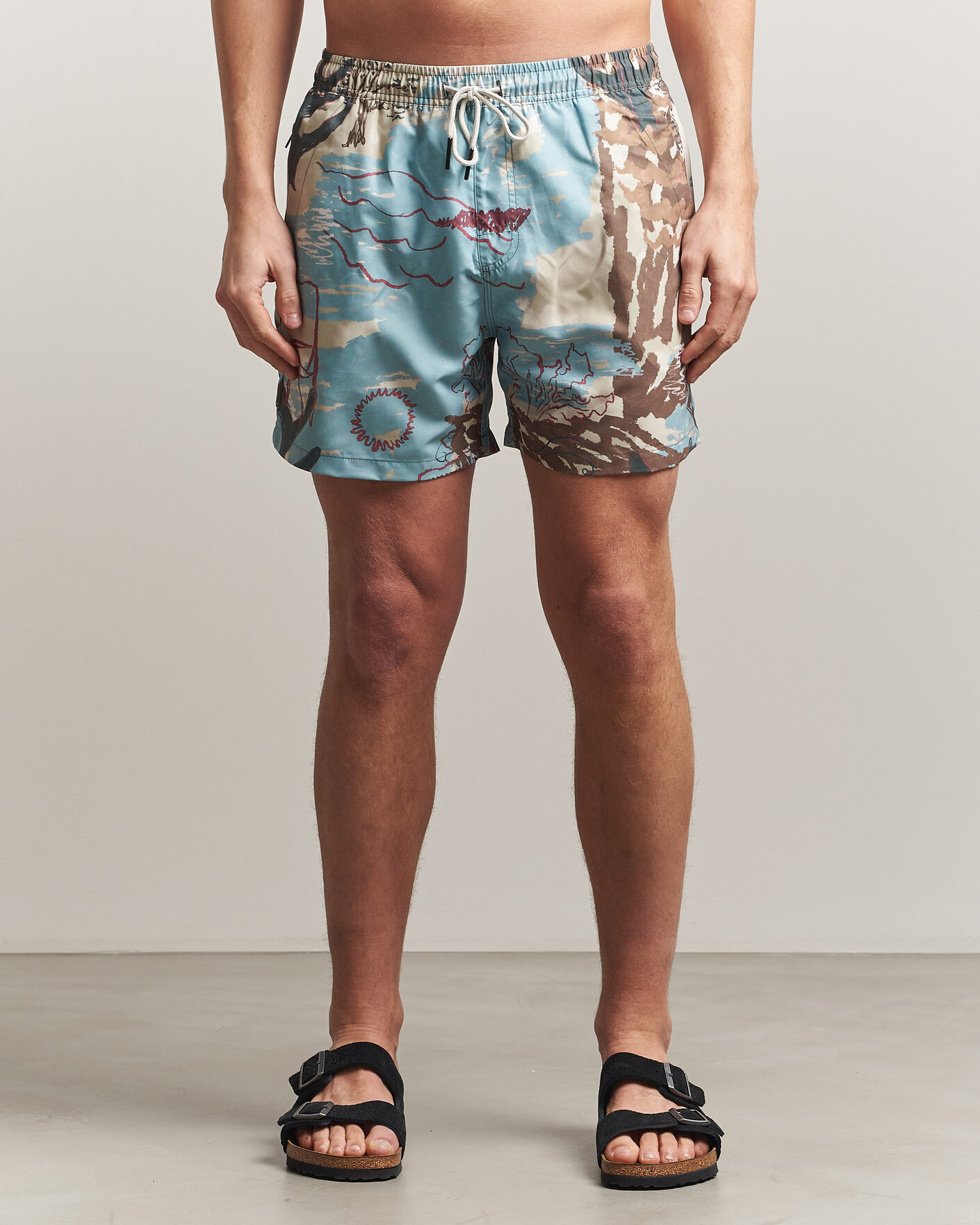 Herre | Badeshorts | OAS | Printed Swimshorts Montara