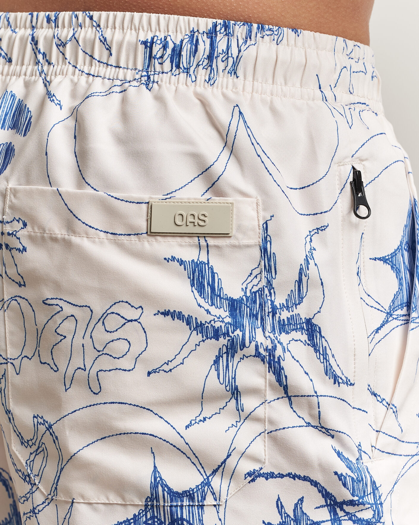 Herre | Badeshorts | OAS | Printed Swimshorts Romantique