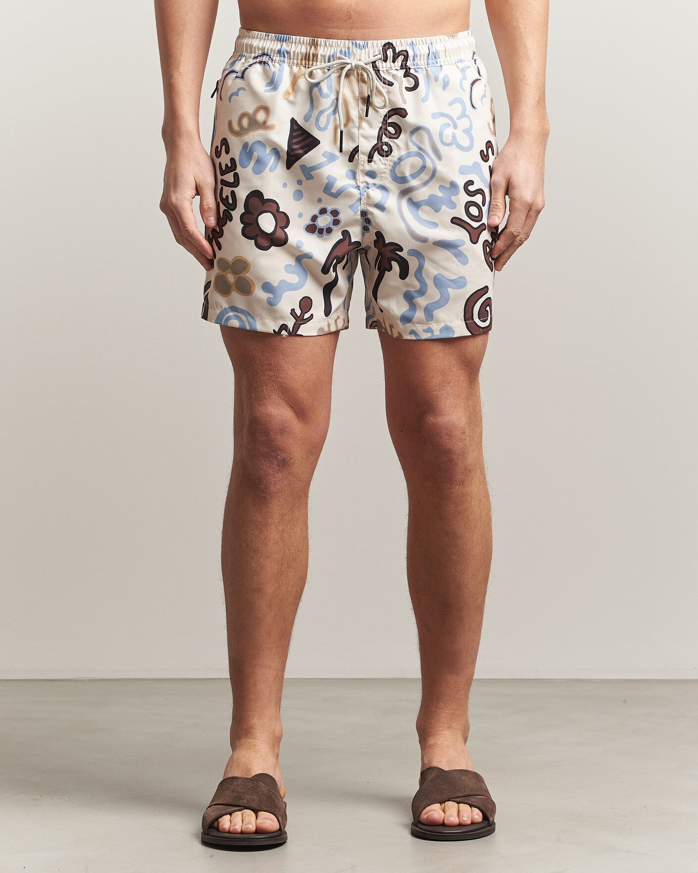 Herre | Badeshorts | OAS | Printed Swimshorts Memento