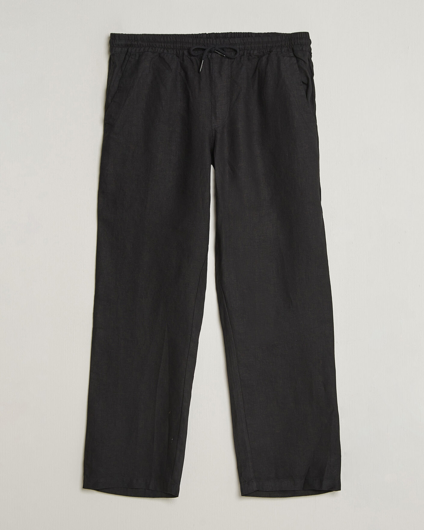 Herre | Bukser | OAS | Nino Linen Pants Black