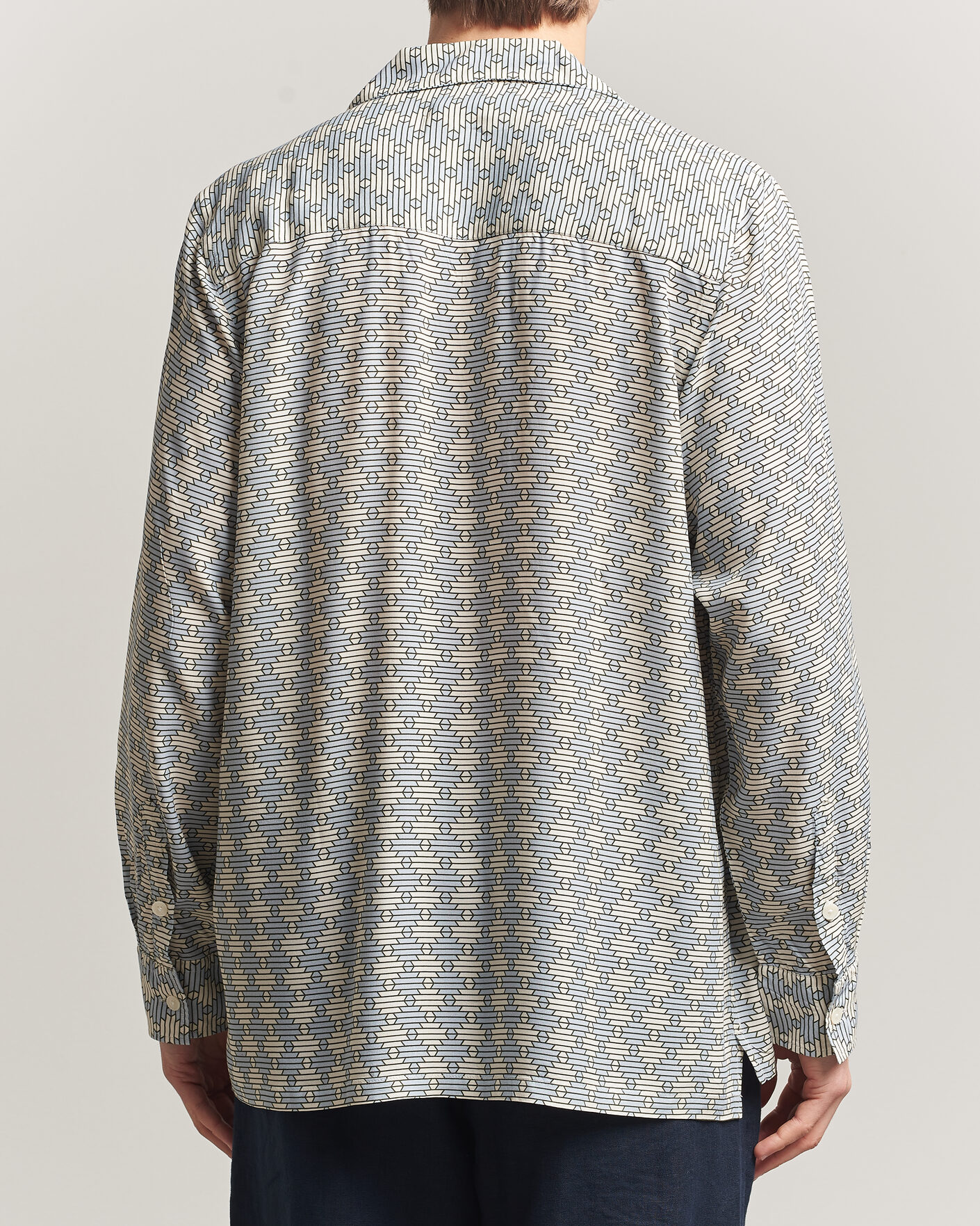 Herre | Skjorter | OAS | Brillo Long Sleeve Viscose Shirt Forti