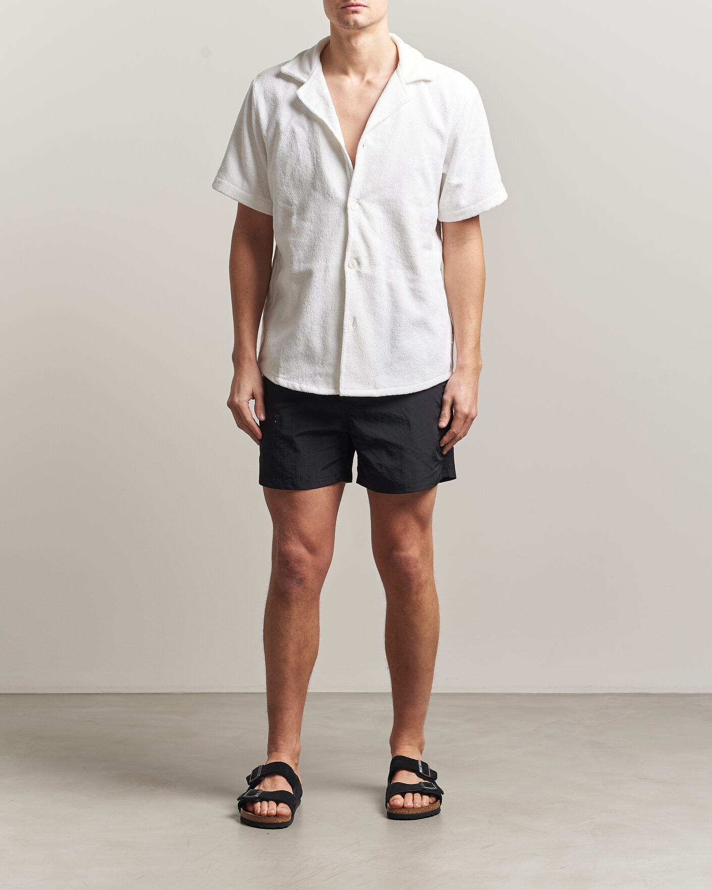 Herre | Badeshorts | OAS | Plain Swimshorts Black