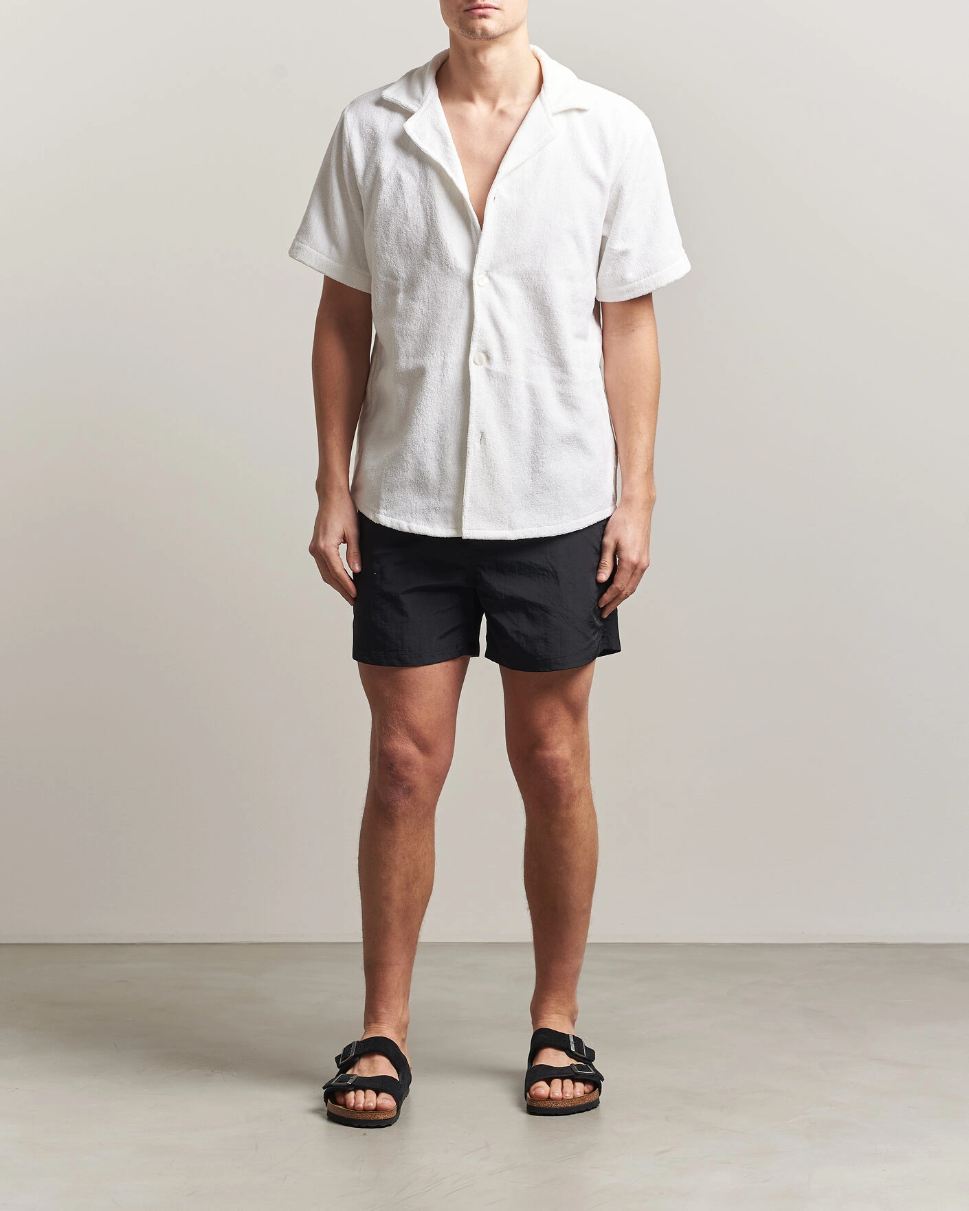 Herre | Badeshorts | OAS | Plain Swimshorts Black