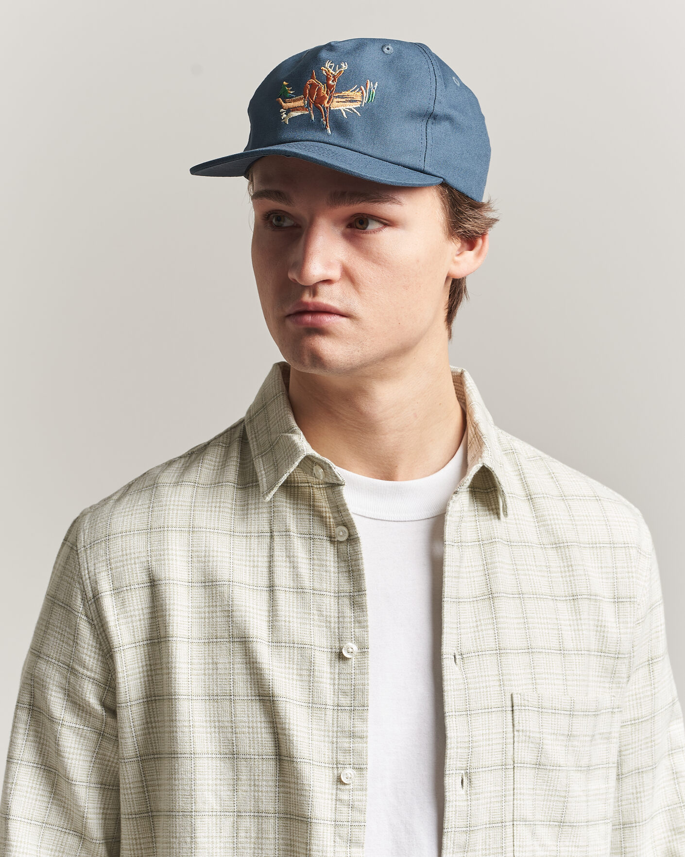Herre | Hatter og capser | Filson | Deer Trucker Cap Dusty Blue