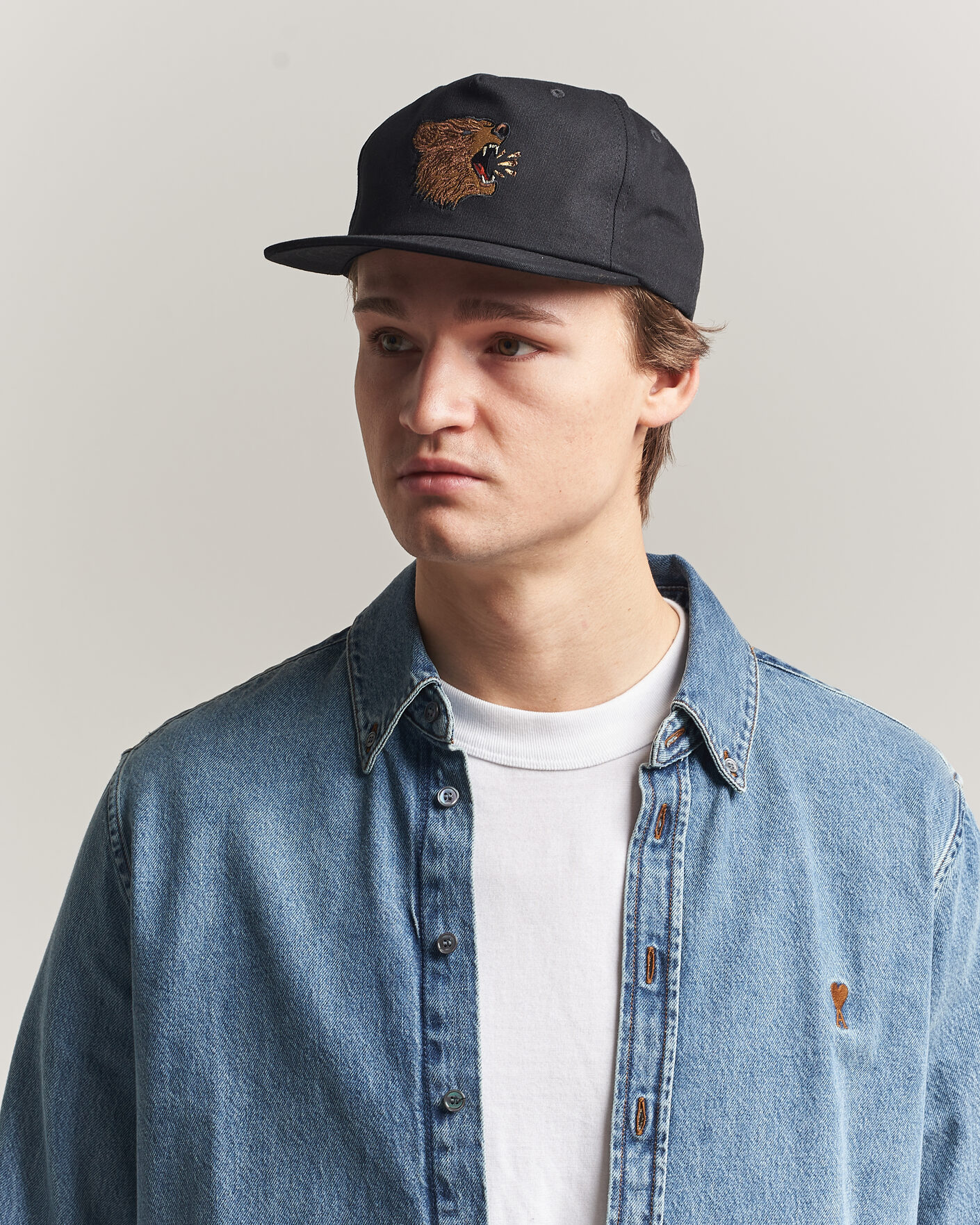 Herre | Hatter og capser | Filson | Bear Trucker Cap Black