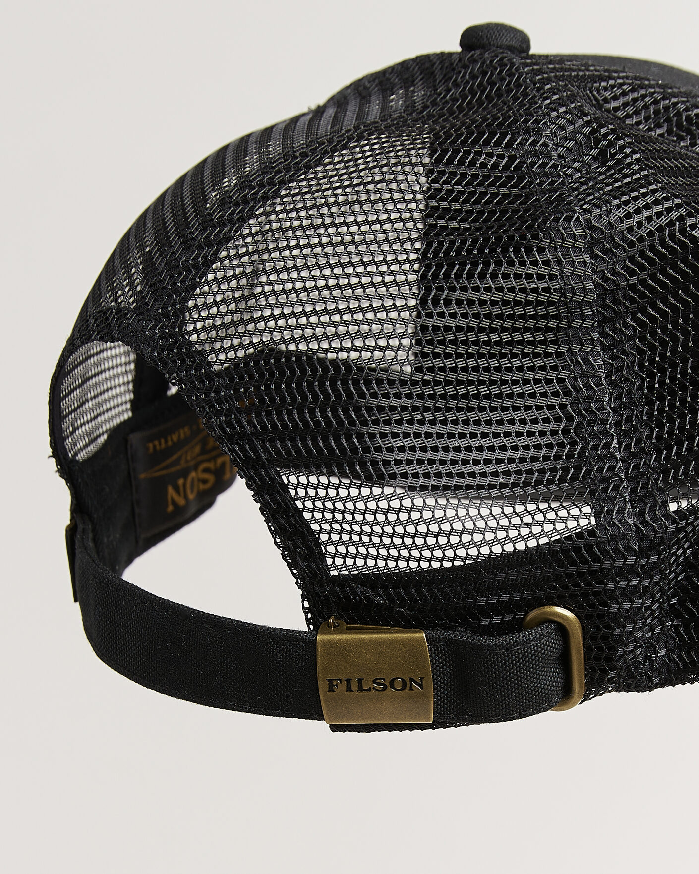 Herre | Hatter og capser | Filson | Scenic Waxed Logger Mesh Cap Black