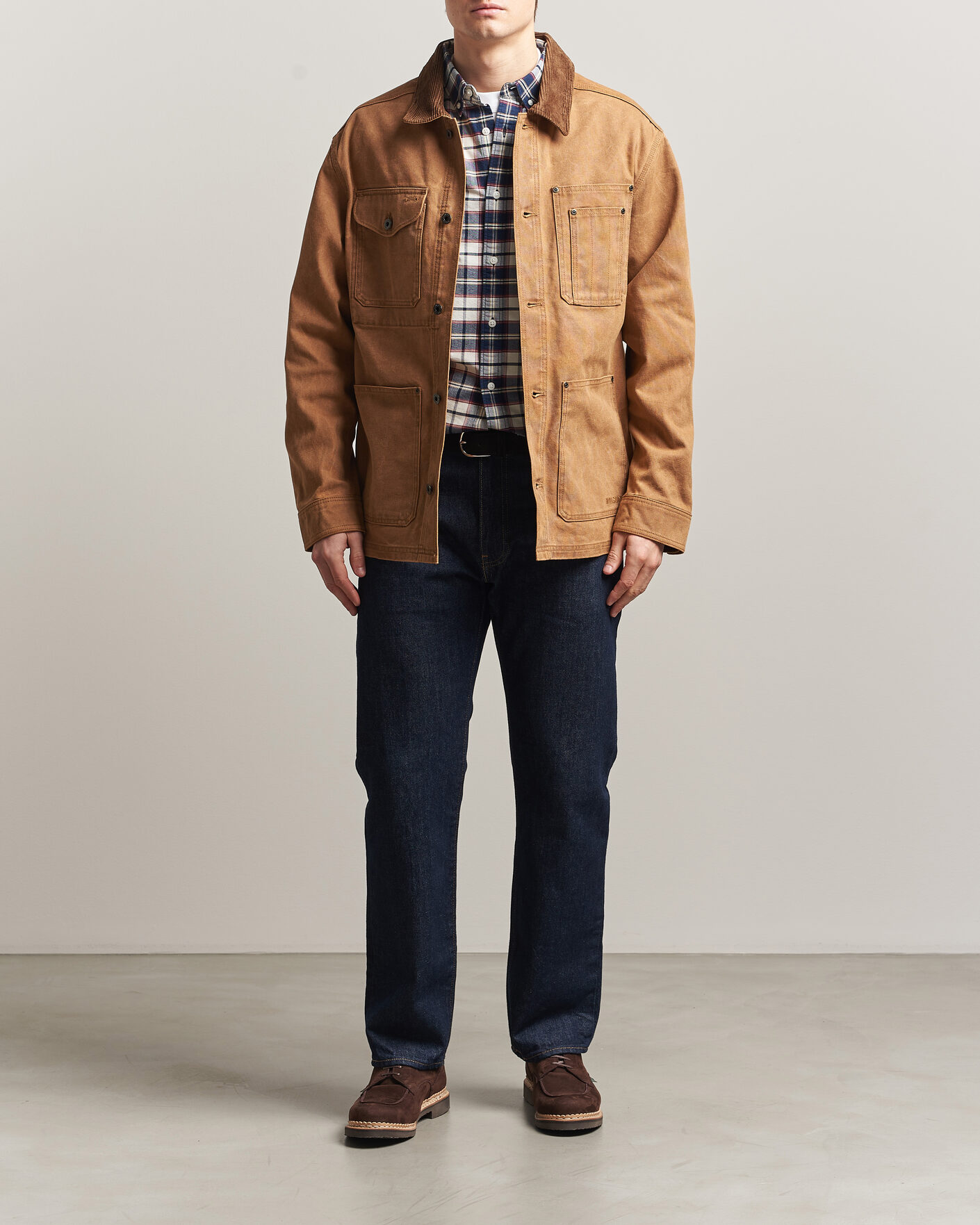 Herre | Jakker | Filson | Rustic Canvas Barn Coat Whiskey