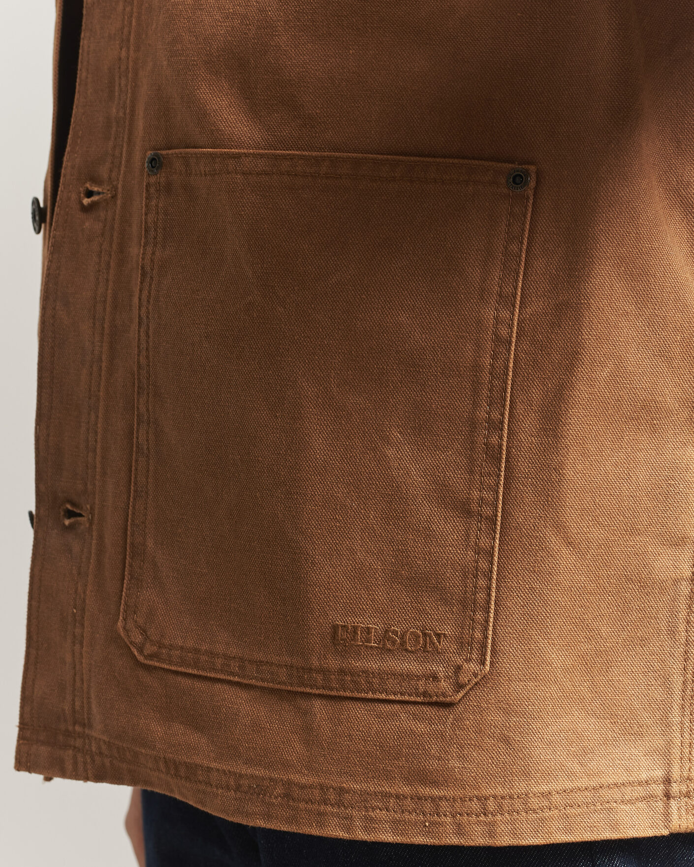 Herre | Jakker | Filson | Rustic Canvas Barn Coat Whiskey