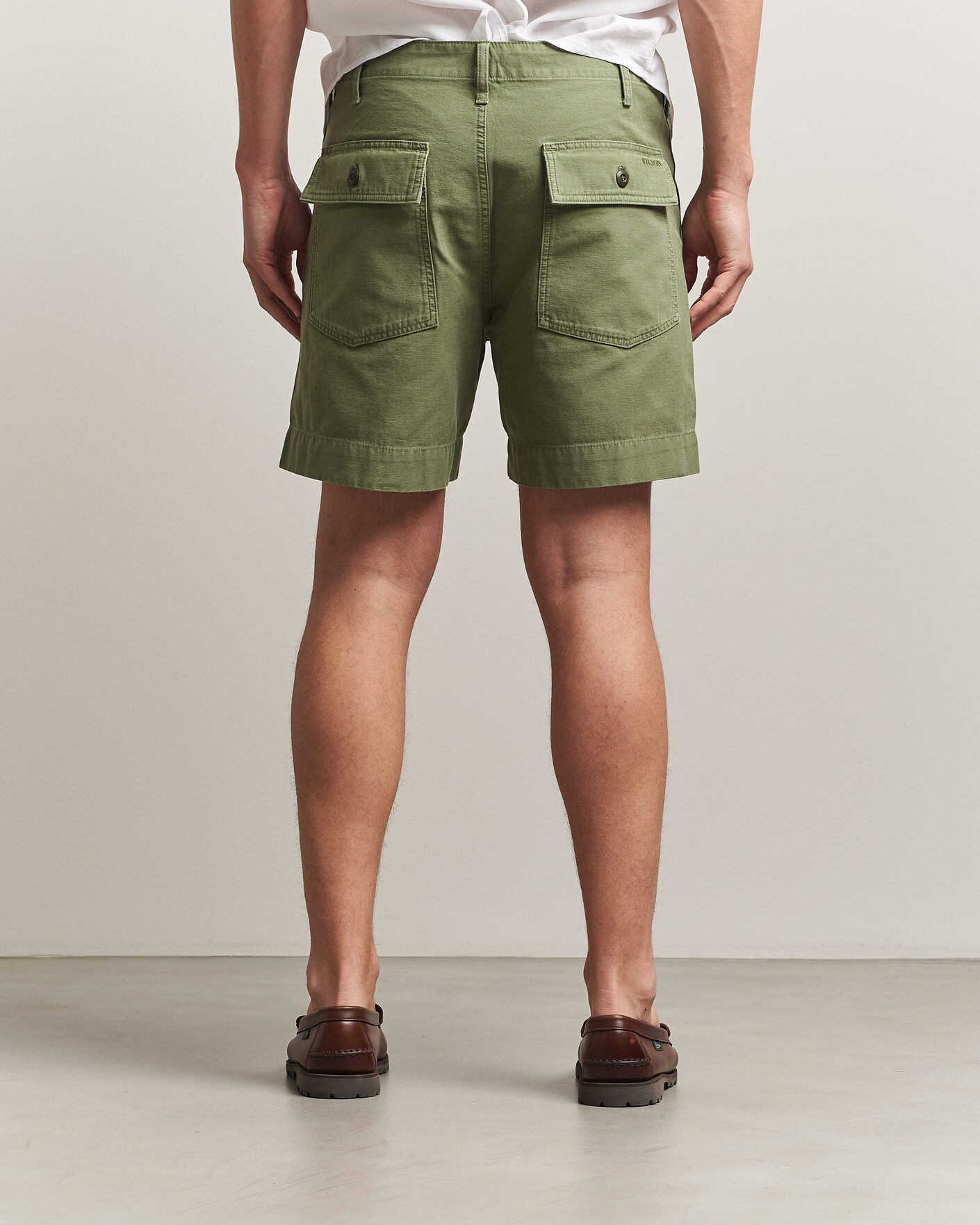 Herre | Shorts | Filson | Field Cargo Shorts Washed Fatigue Green