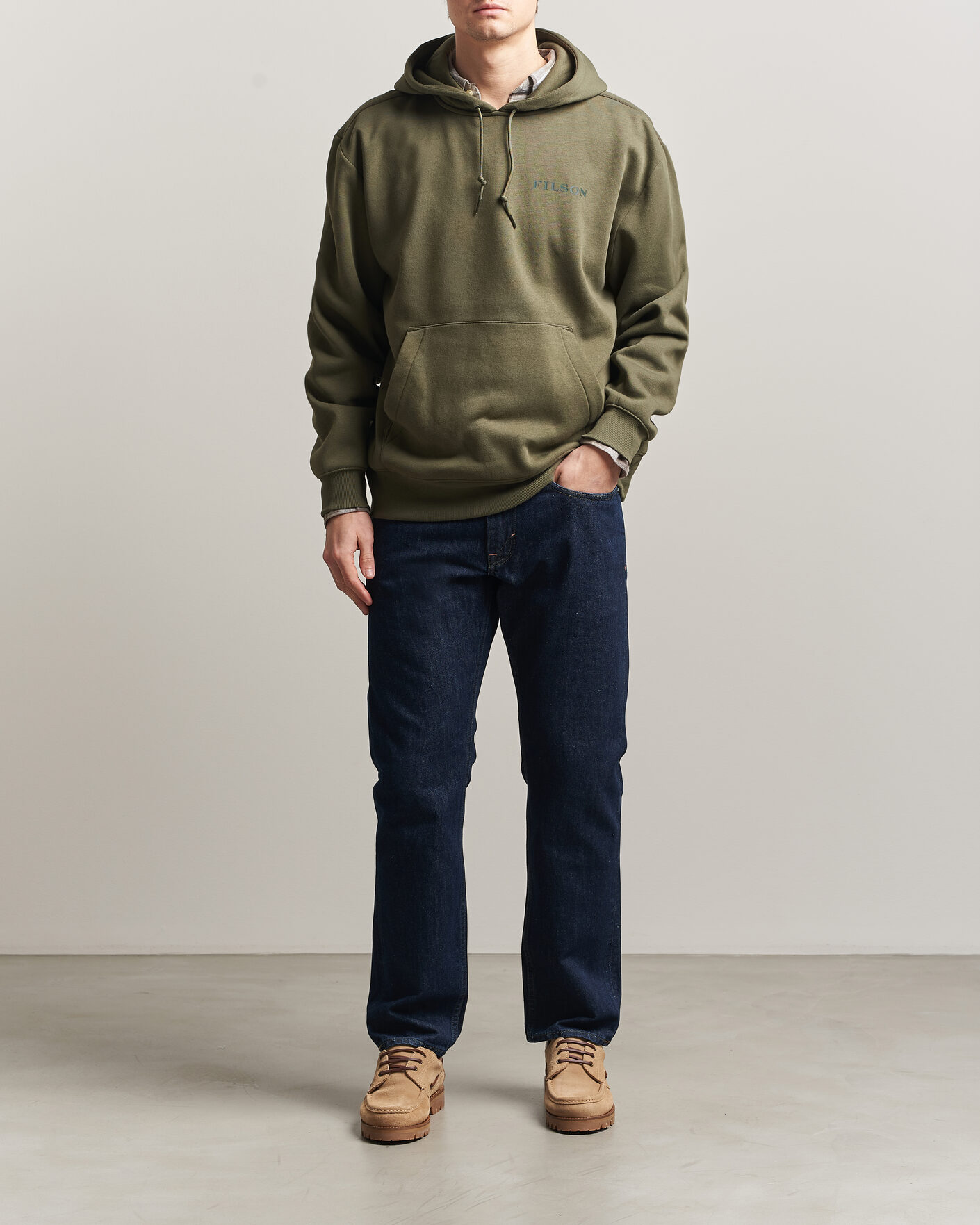 Herre | Gensere | Filson | Scenic Graphic Hoodie Surplus Green