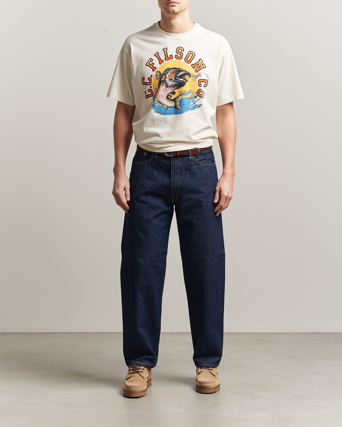 Herre | T-Shirts | Filson | Dry Fly Graphic T-Shirt Basswood