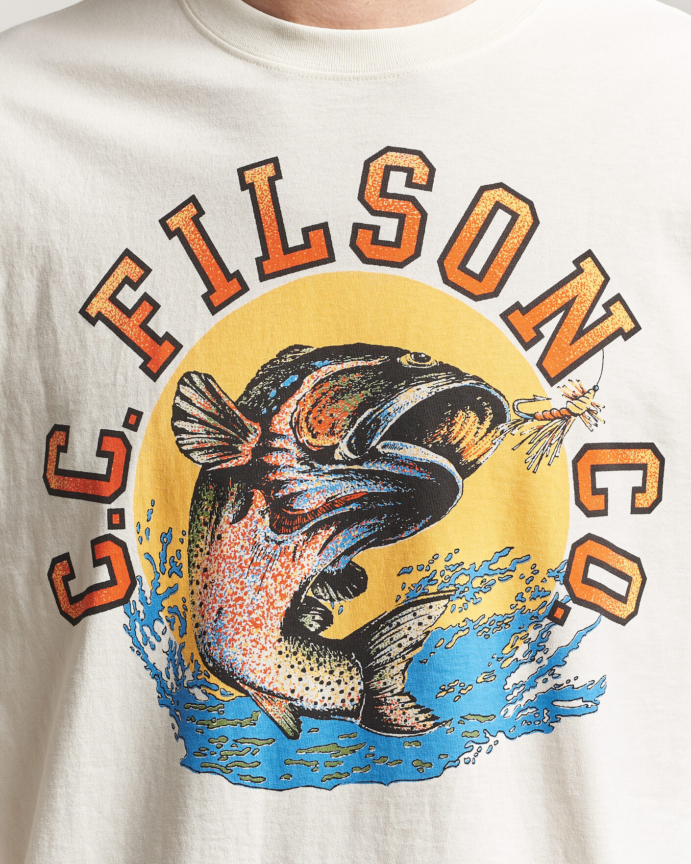 Herre | T-Shirts | Filson | Dry Fly Graphic T-Shirt Basswood