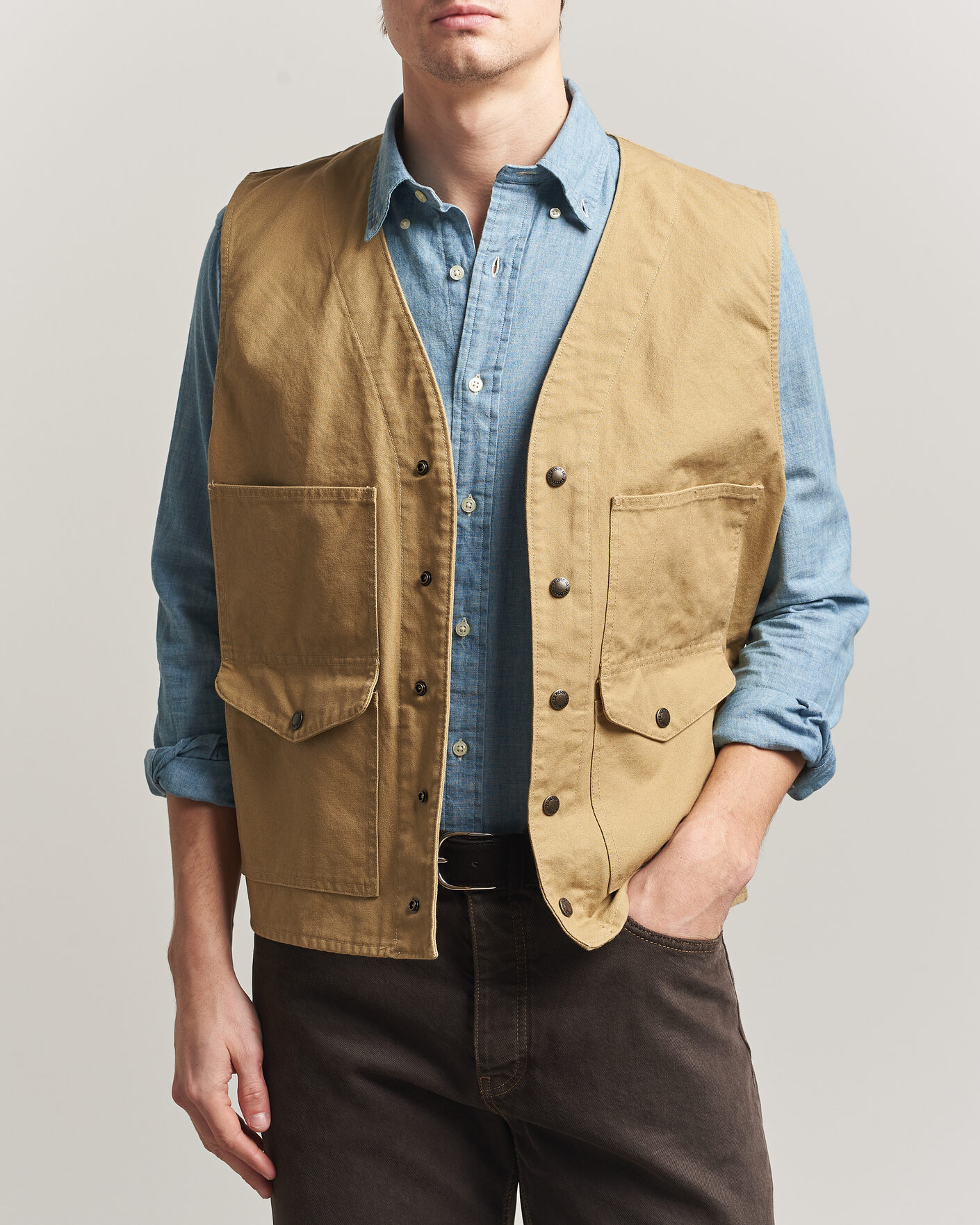 Herre | Vester | Filson | Dry Tin Vest Tan