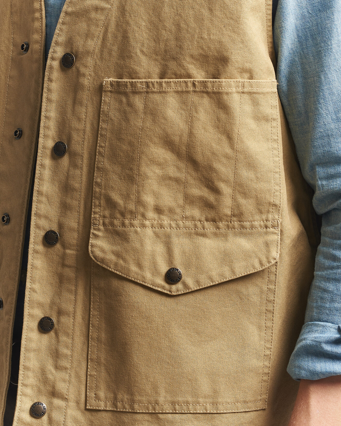 Herre | Vester | Filson | Dry Tin Vest Tan