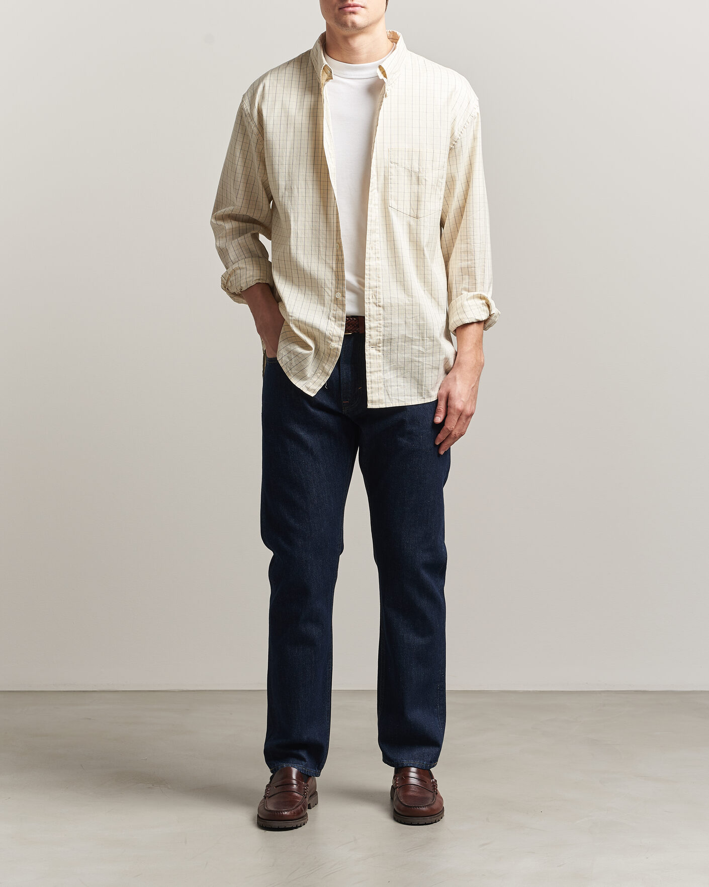 Herre | Jeans | -1 Nordic Denim | Regular Fit Jeans Super Dark