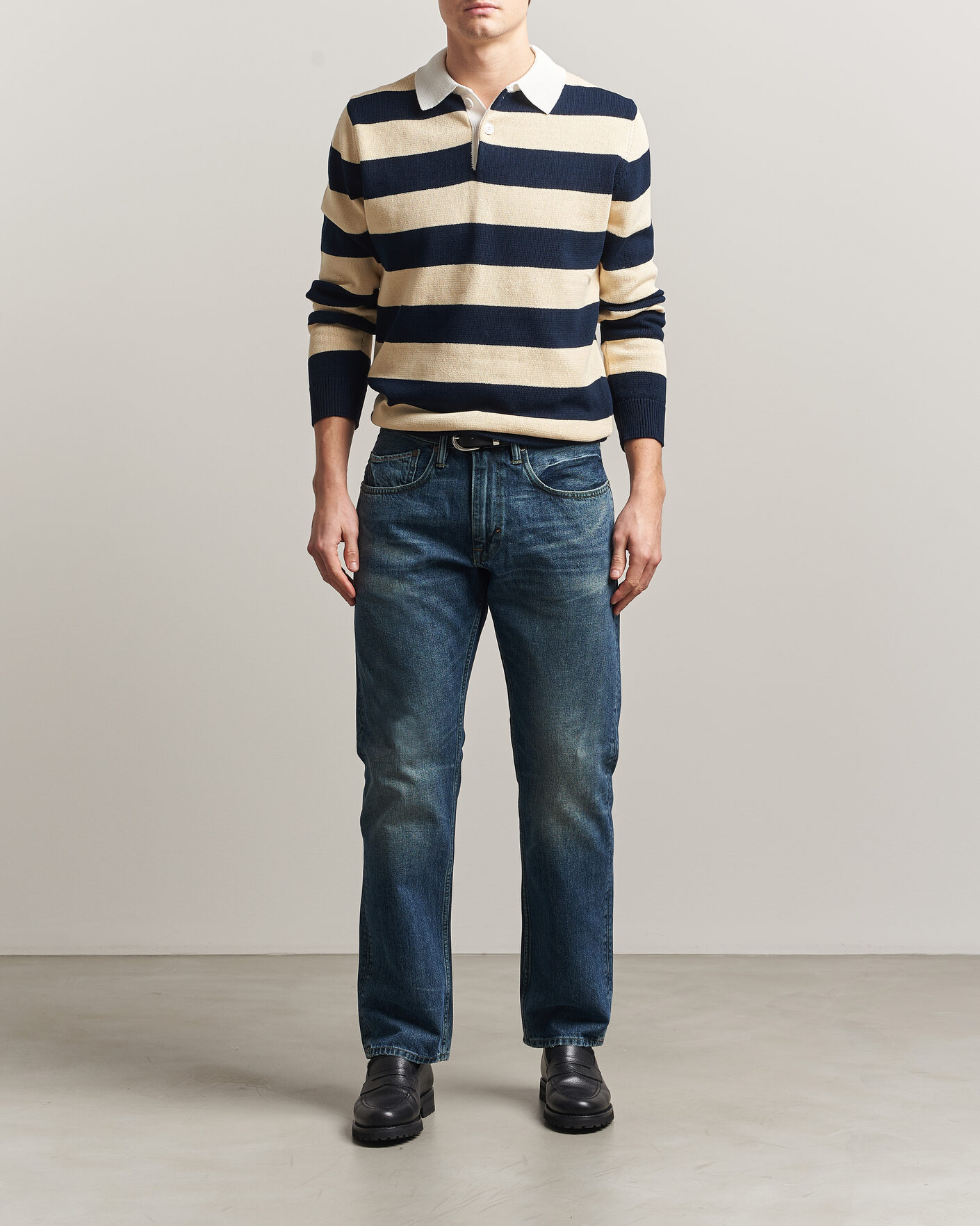 Herre | Jeans | -1 Nordic Denim | Regular Fit Jeans Dark Authentic