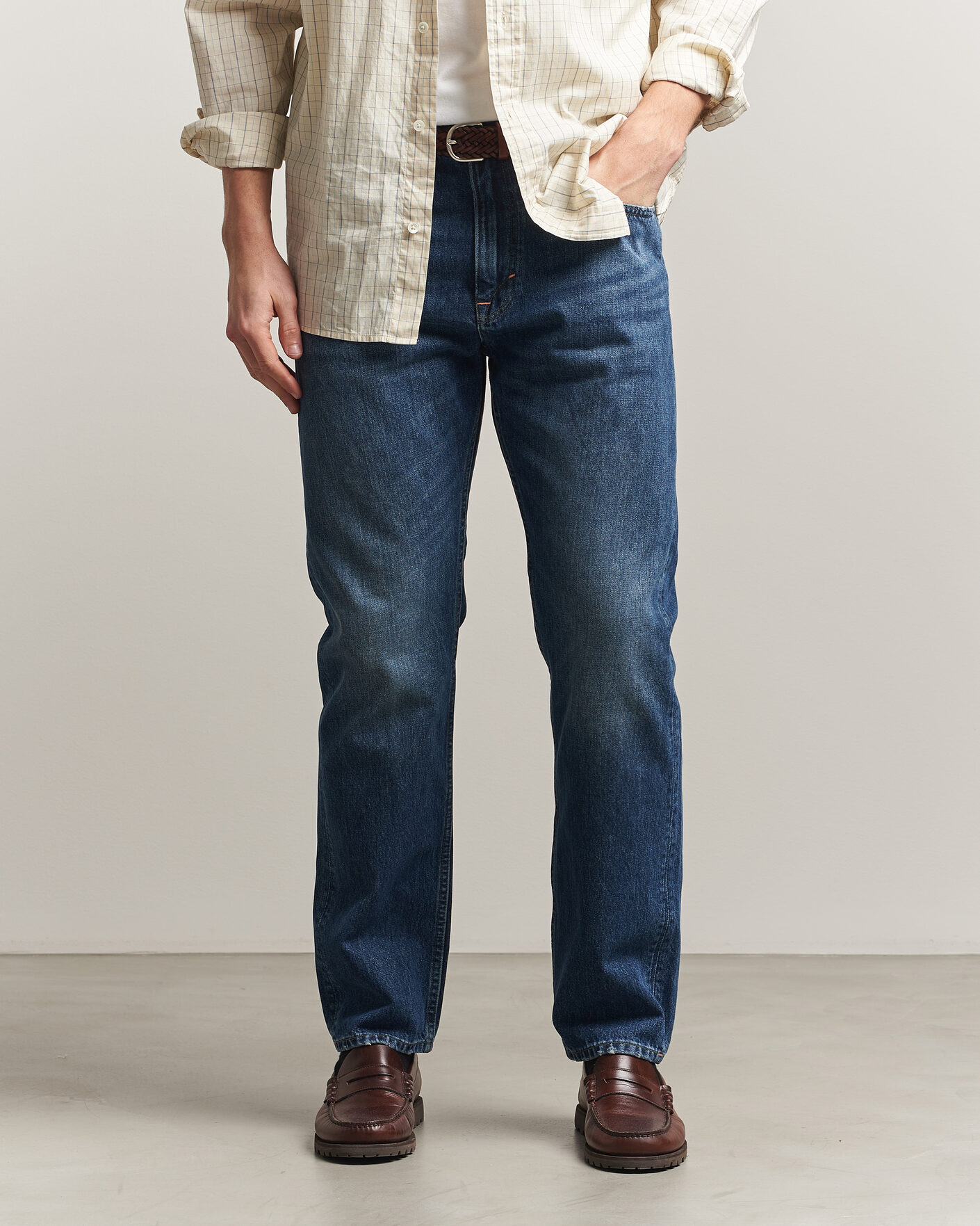 Herre | Bukser | -1 Nordic Denim | Regular Fit Jeans Nordic Worn In