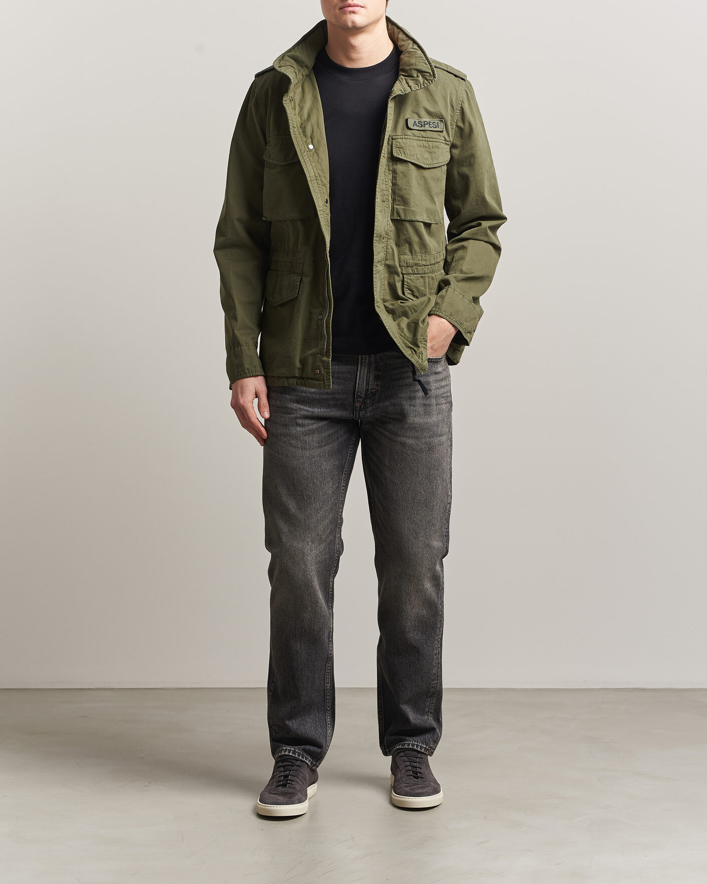 Herre | Jeans | -1 Nordic Denim | Regular Fit Jeans Thunderstorm Black Clean