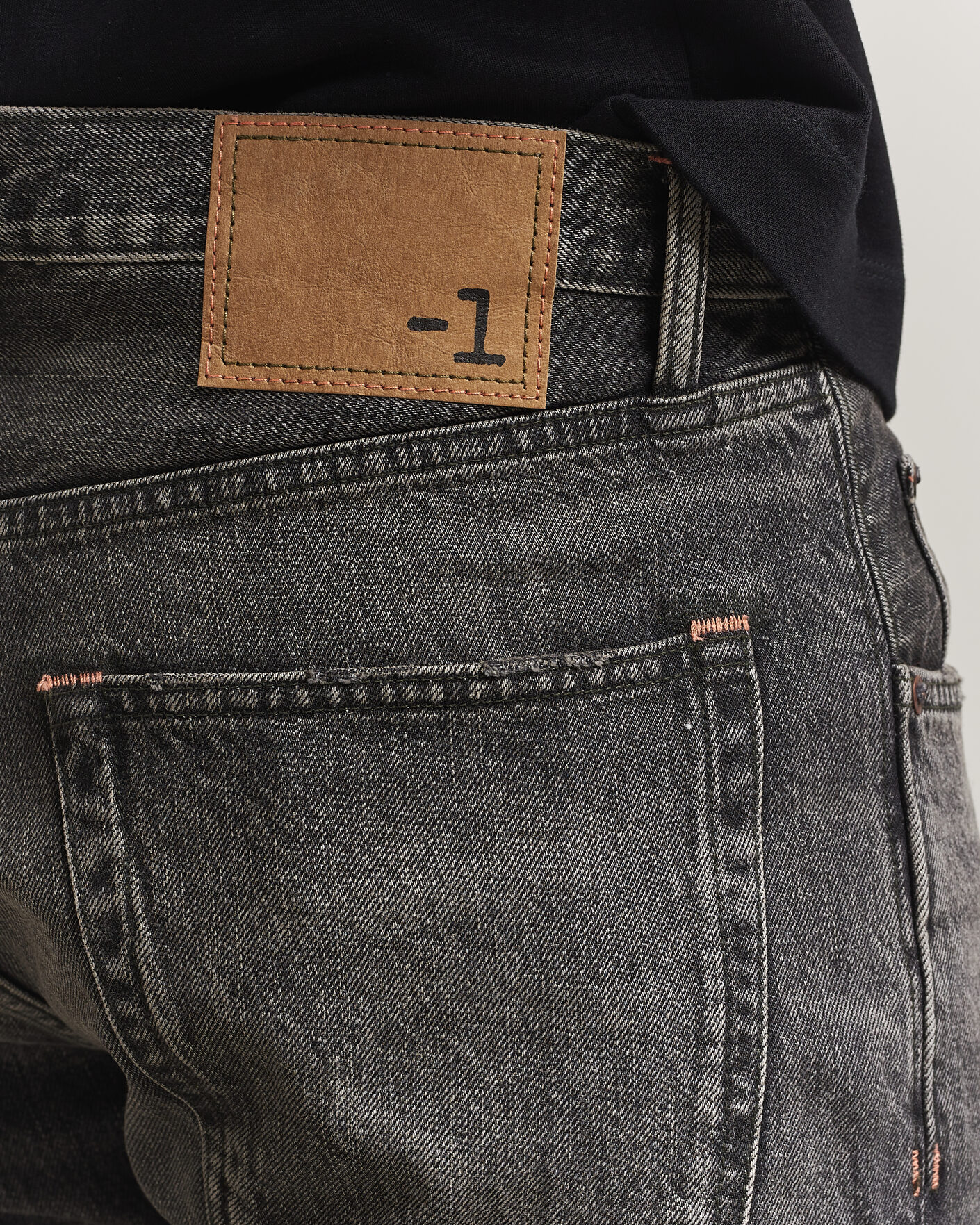 Herre | Jeans | -1 Nordic Denim | Regular Fit Jeans Thunderstorm Black Clean