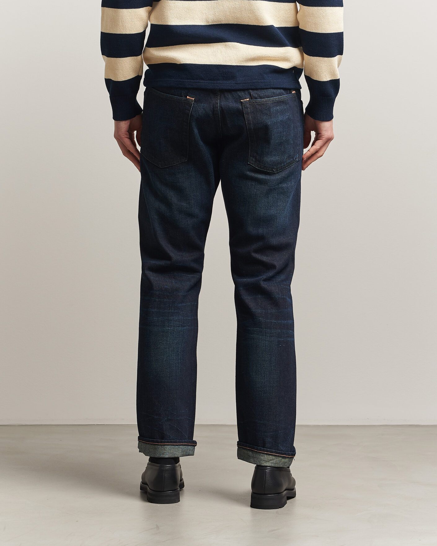 Herre | Jeans | -1 Nordic Denim | Regular Fit Selvedge Jeans Connoisseur Blue
