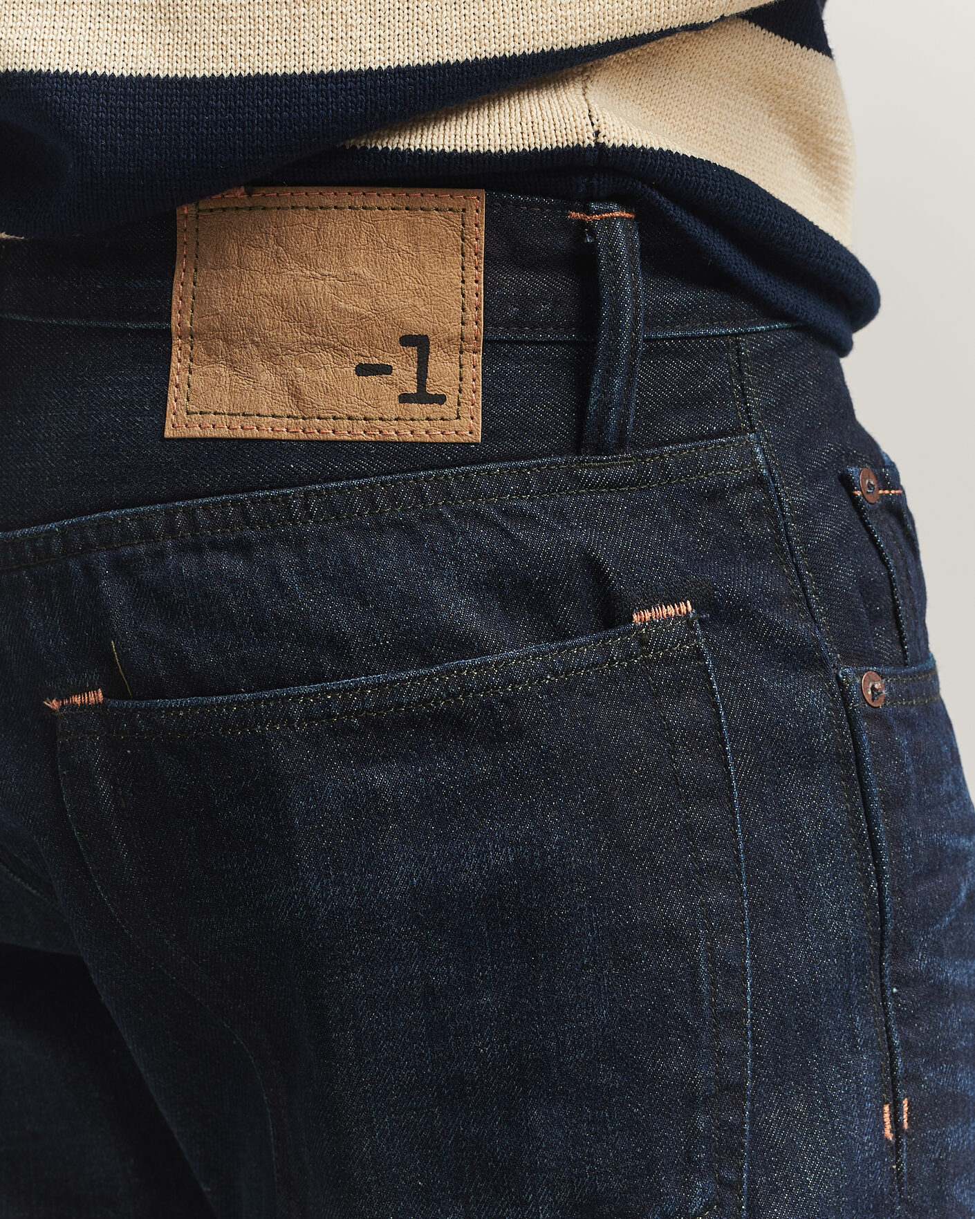 Herre | Bukser | -1 Nordic Denim | Regular Fit Selvedge Jeans Connoisseur Blue