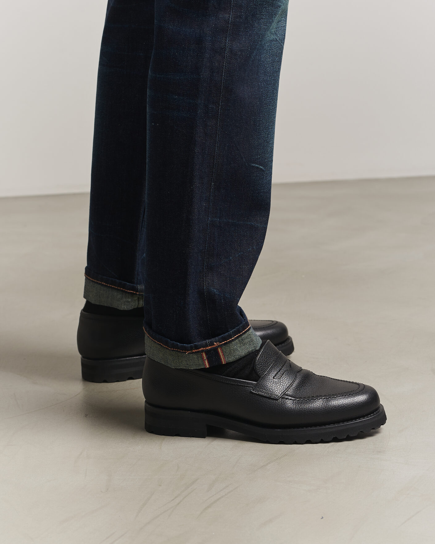 Herre | Jeans | -1 Nordic Denim | Regular Fit Selvedge Jeans Connoisseur Blue