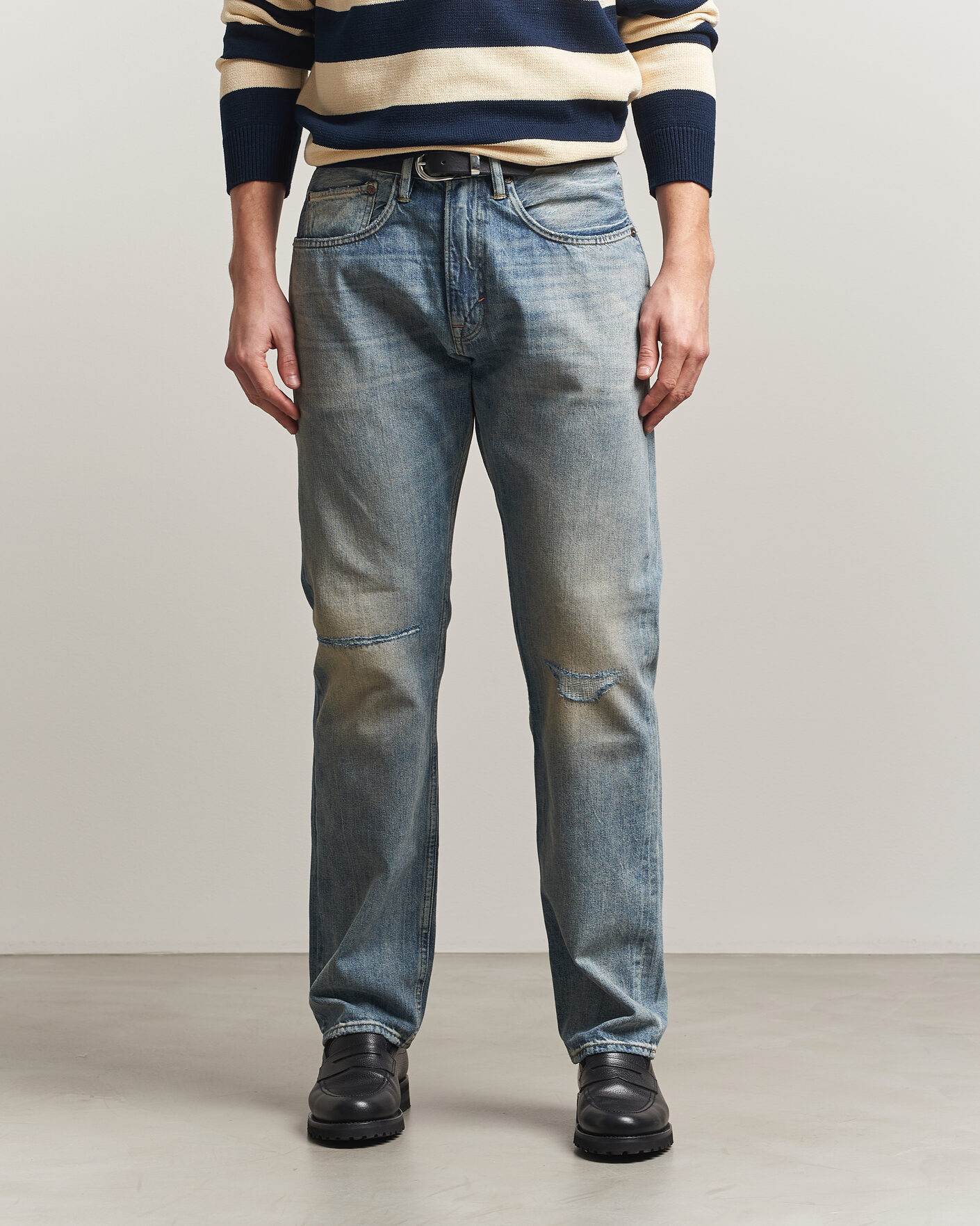 Herre | Jeans | -1 Nordic Denim | Regular Fit Selvedge Jeans Summer Breeze