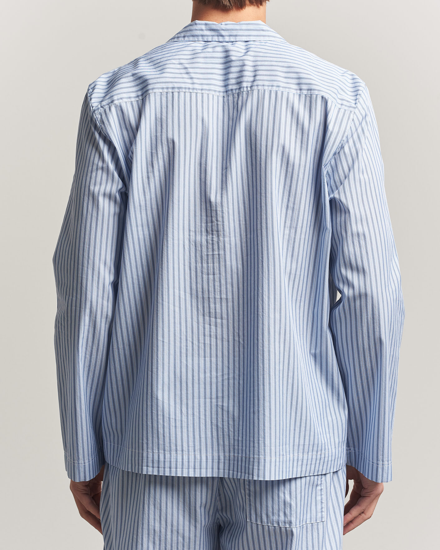 Herre | Pyjamaser og badekåper | Tekla | Fine Twill Pyjama Shirt Cooper Stripes