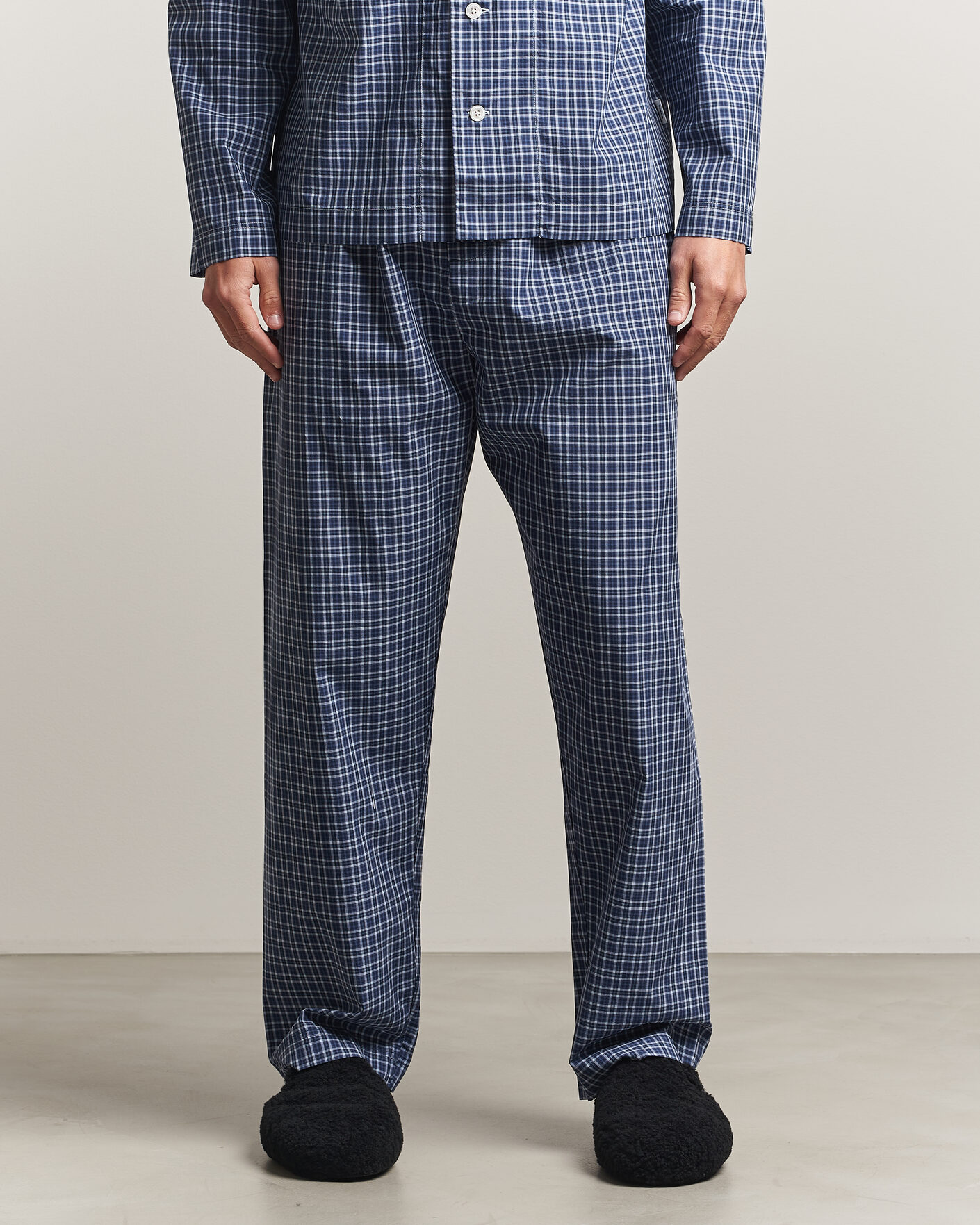 Herre | Pyjamaser og badekåper | Tekla | Fine Twill Pyjama Shirt Lanegan Checks