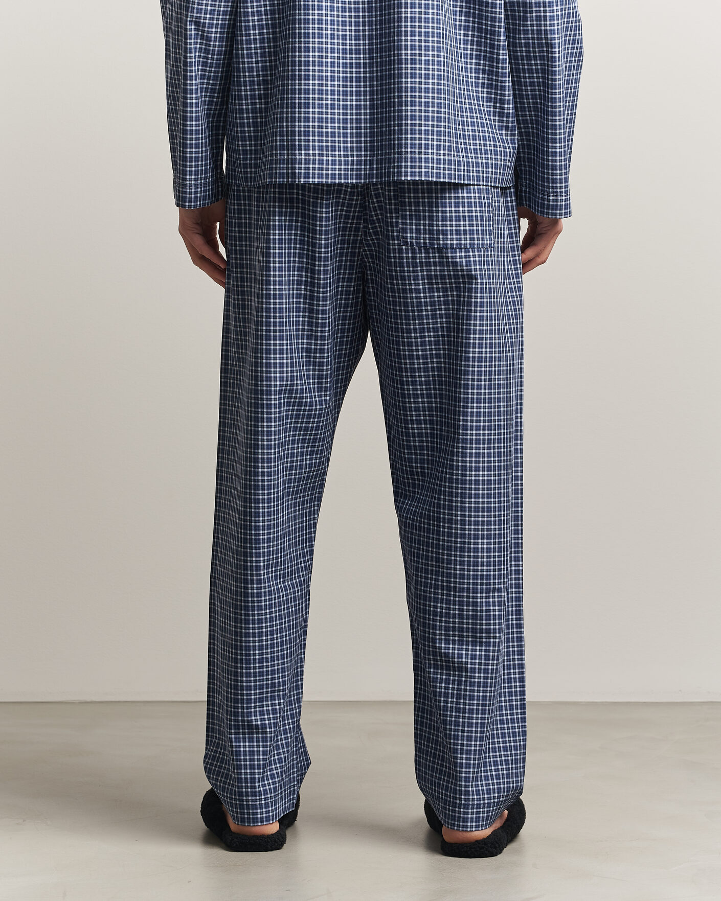 Herre | Pyjamaser og badekåper | Tekla | Fine Twill Pyjama Shirt Lanegan Checks