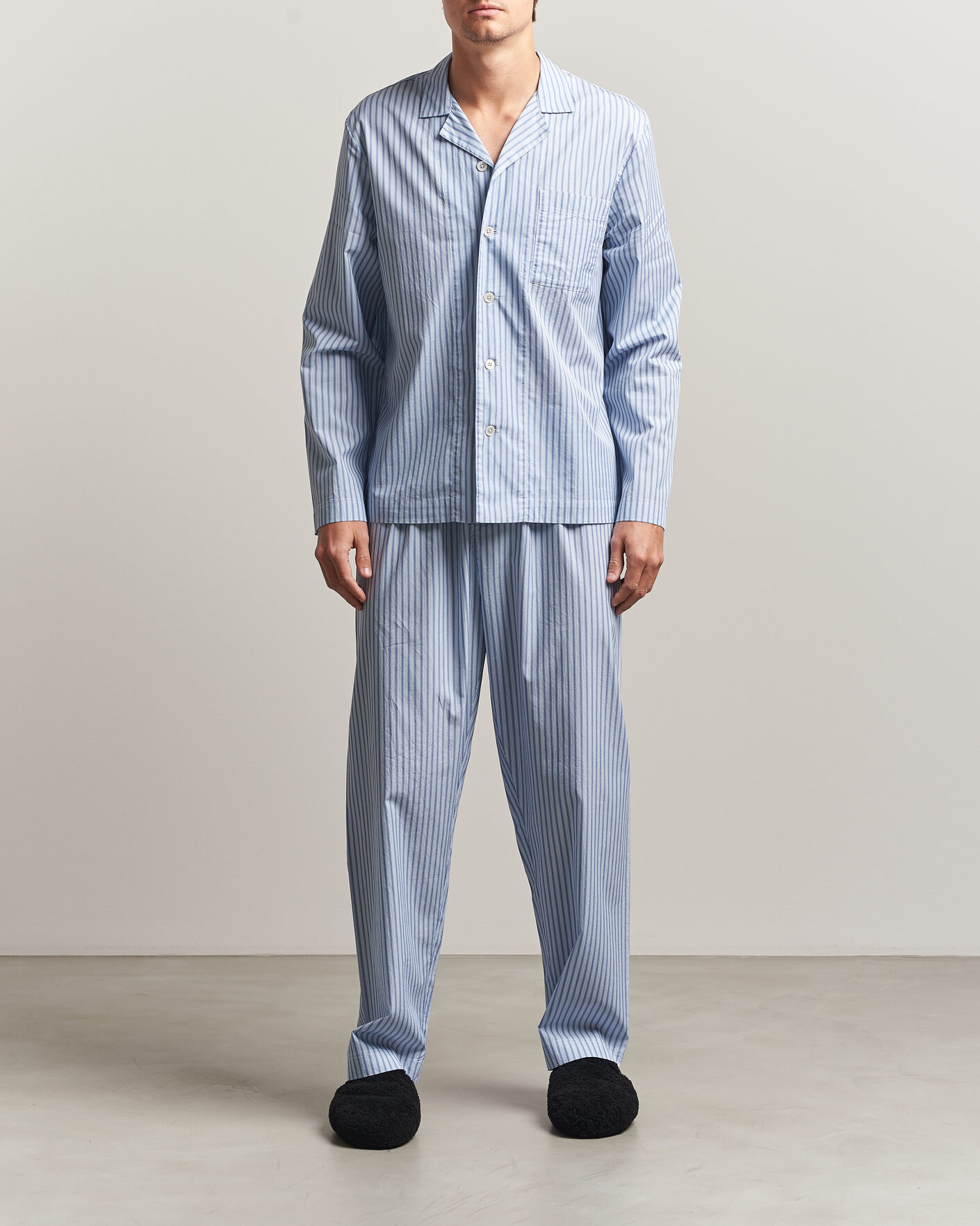 Herre | Pyjamaser og badekåper | Tekla | Fine Twill Pyjama Pants Cooper Stripes